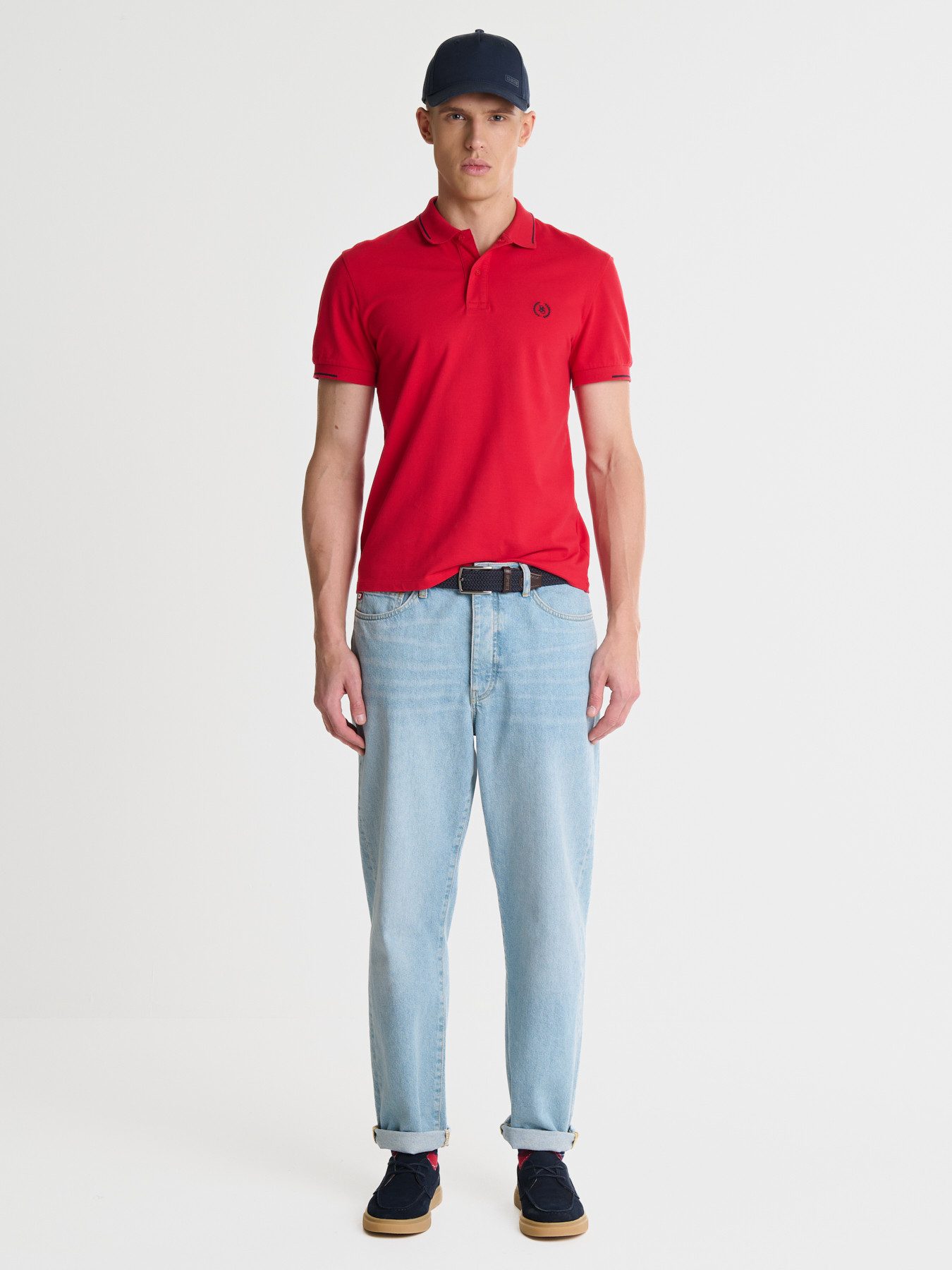 BIG STAR Poloshirt POLIAN rot
