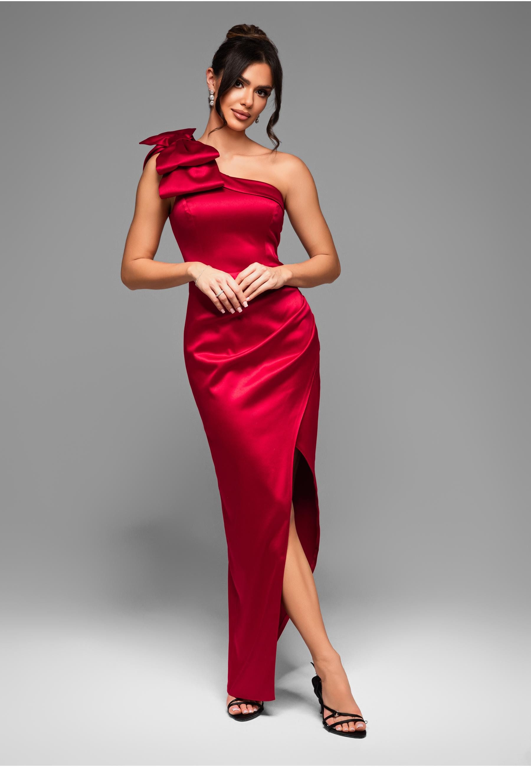 OMBRE Abendkleid Abendkleid Bodenlang mit Gehschlitz günstig online kaufen
