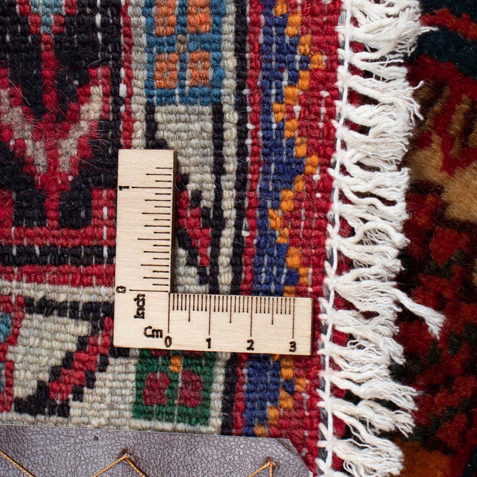 Wollteppich Hosseinabad Medaillon 10 mm, morgenland, cm, x Handgeknüpft 136 89 Höhe: rechteckig