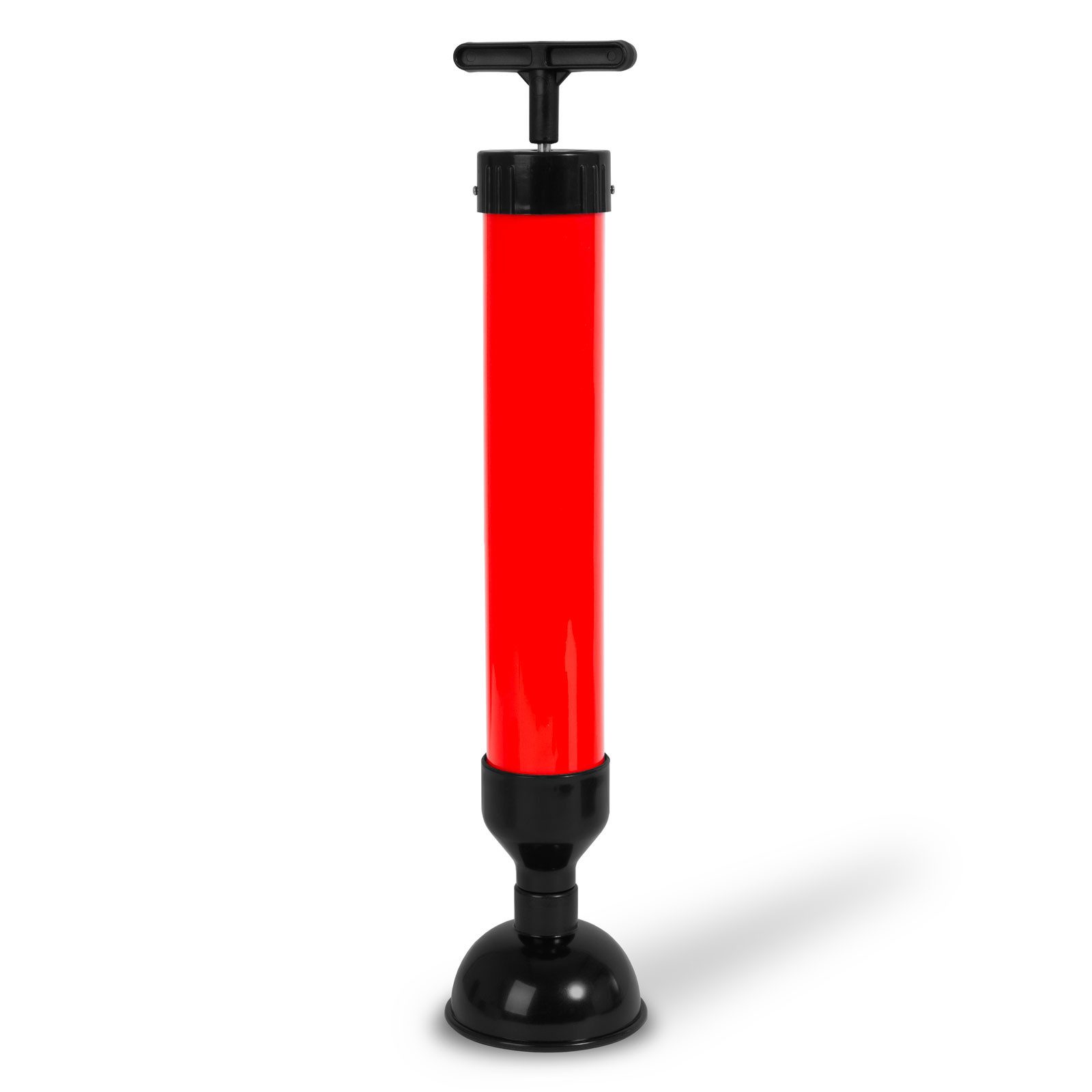 EBERTH Wasserpumpe Rohrreinigungspumpe zur effektiven Reinigung von Waschbecken, Abflussreiniger Pumpe gegen Verstopfungen, Aufsatz-Durchmesser 90 mm