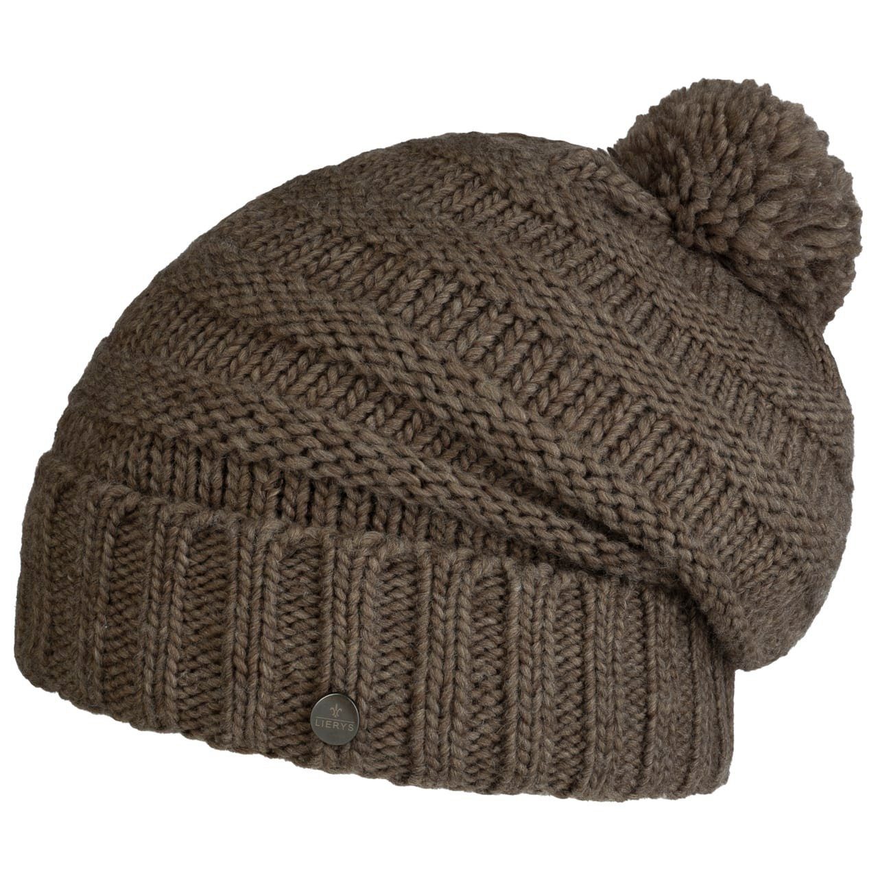 Lierys Bommelmütze (1-St) Beanie mit Umschlag, günstig online kaufen
