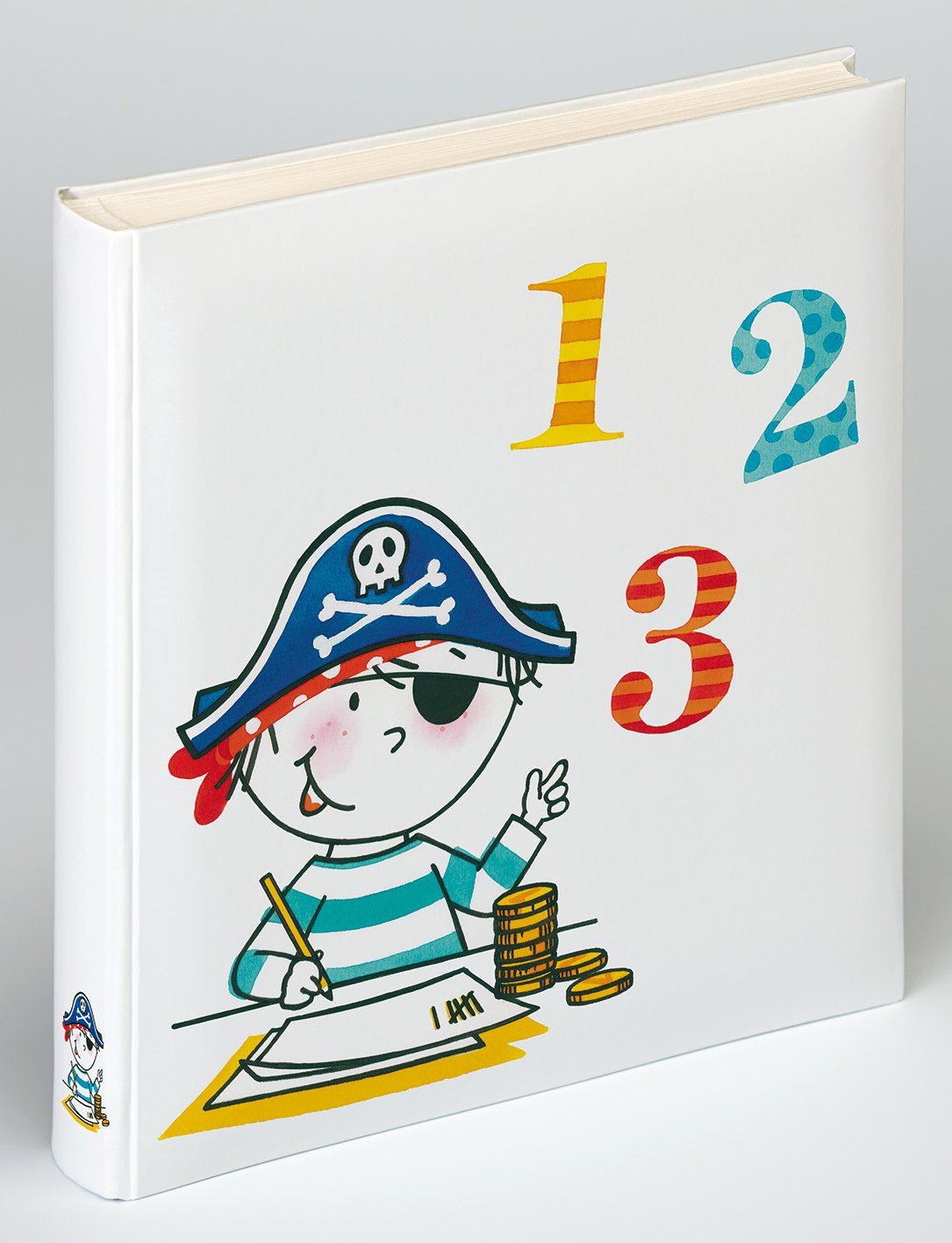 Walther Design Fotoalbum Kinderalben Fee & Pirat, buchgebundenes Kinderalbum, laminierter Kunstdruckeinband