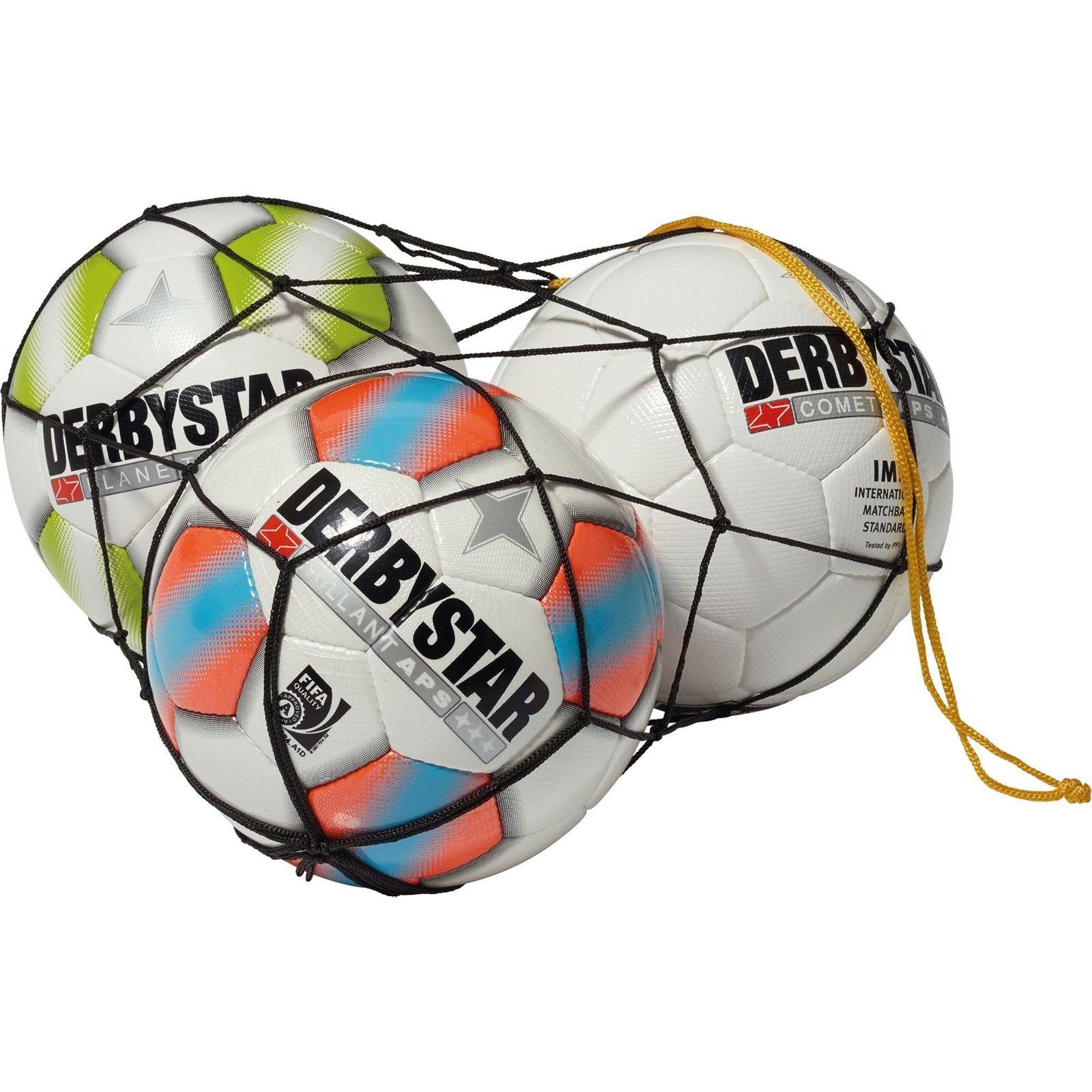 Derbystar Basketballnetz Ballnetz Polyester, Fußbälle für