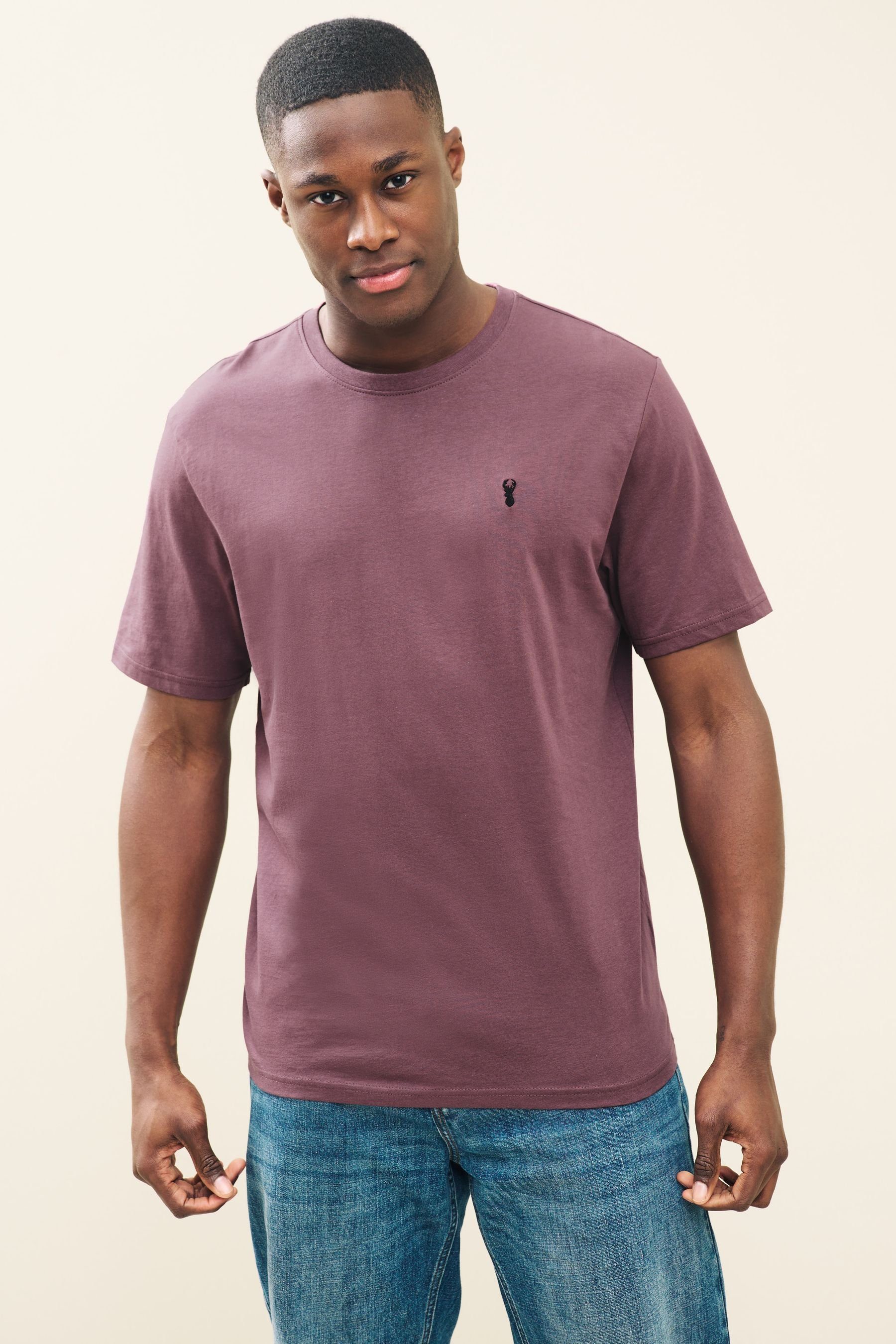 (4-tlg) T-Shirts Next Blue/Stone/Green/Purple T-Shirt 4er-Pack
