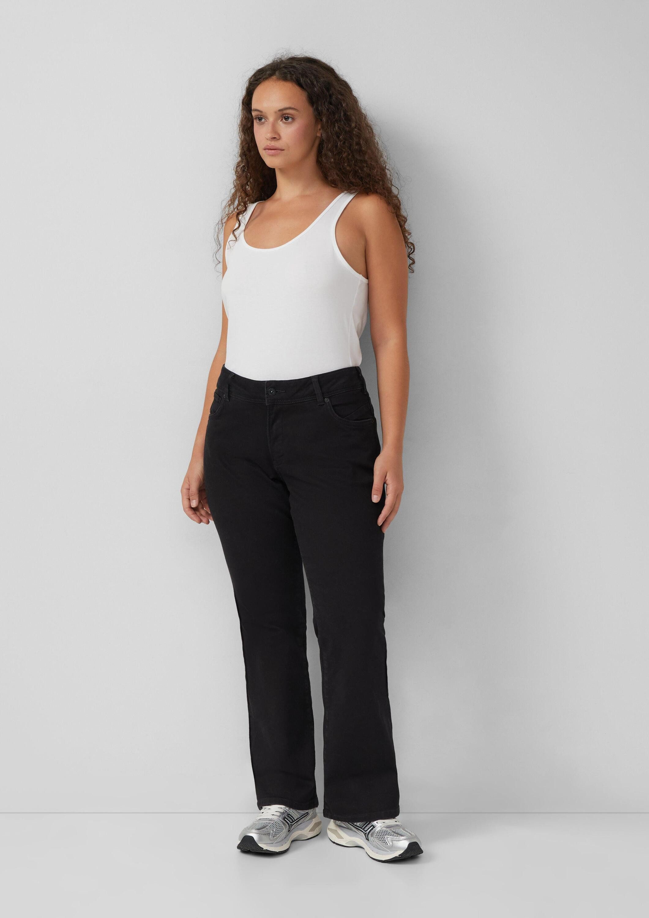 QS Bootcut-Jeans Jeans-Hose Jeans / Slim Fit / Mid Rise / Bootcut Leg günstig online kaufen