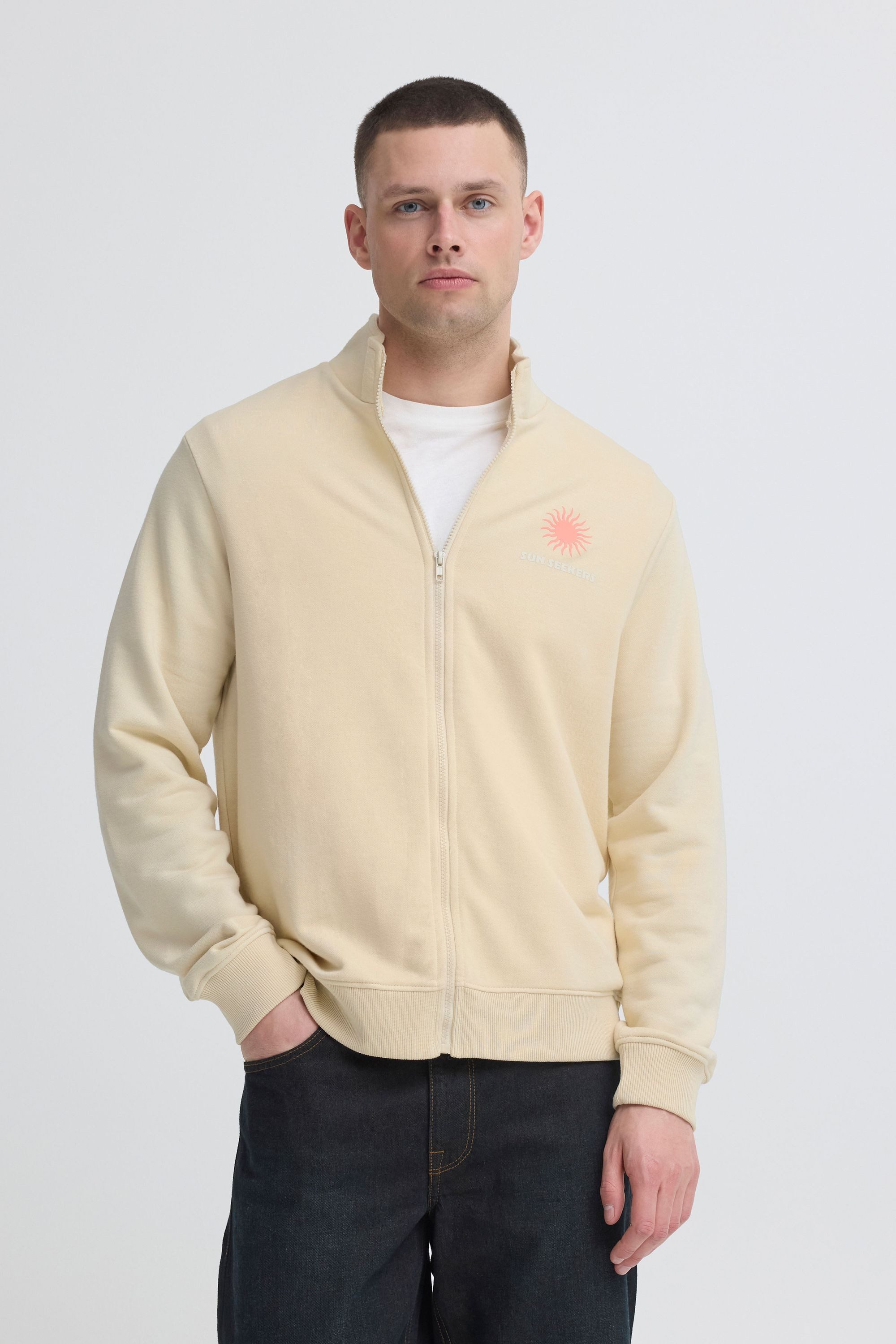 Blend Sweatjacke BHKonsta Bequeme Sweatjacke mit Stehkragen