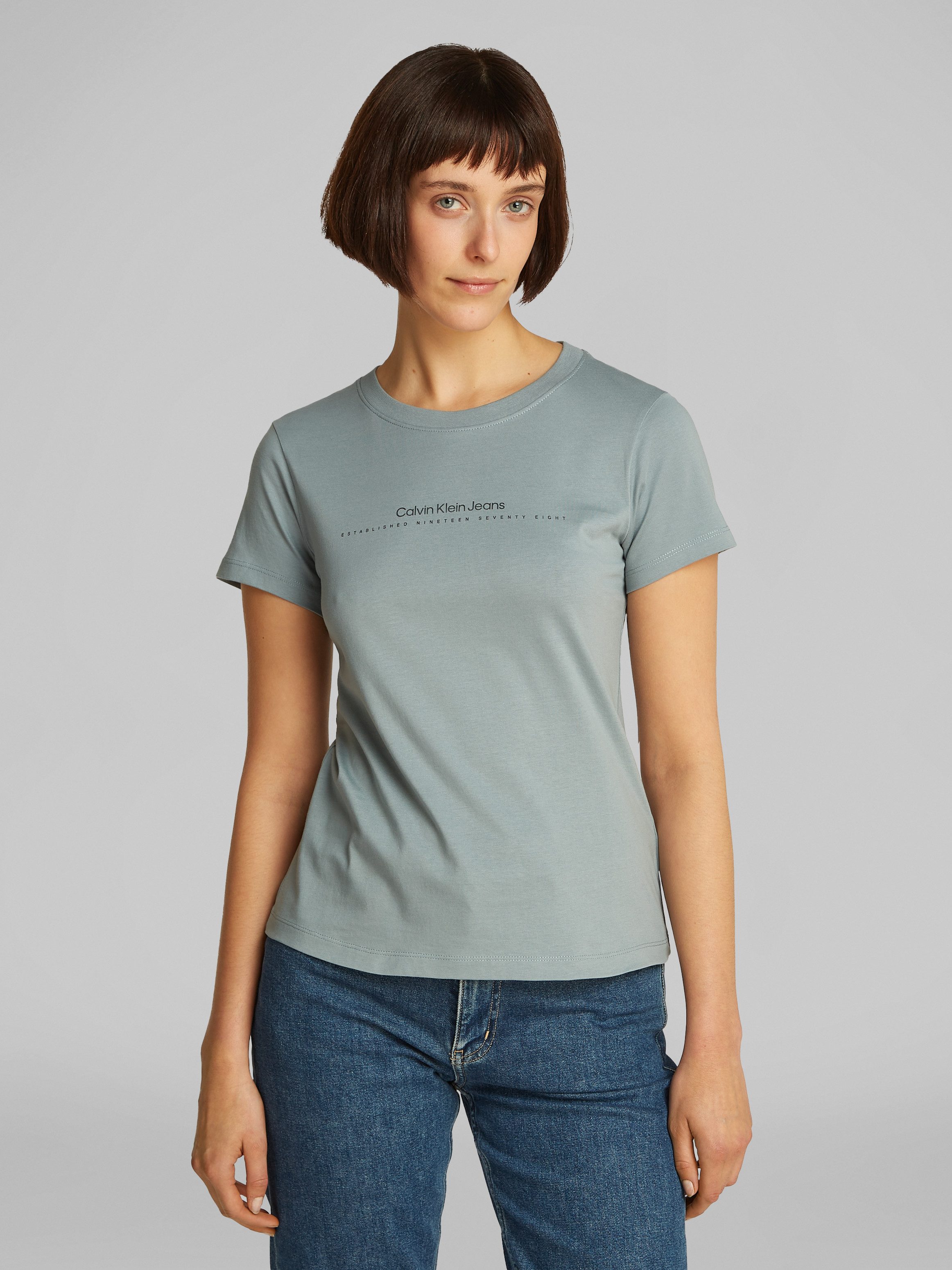 Calvin Klein Jeans Rundhalsshirt INSTITUTIONAL GRAPHIC günstig online kaufen