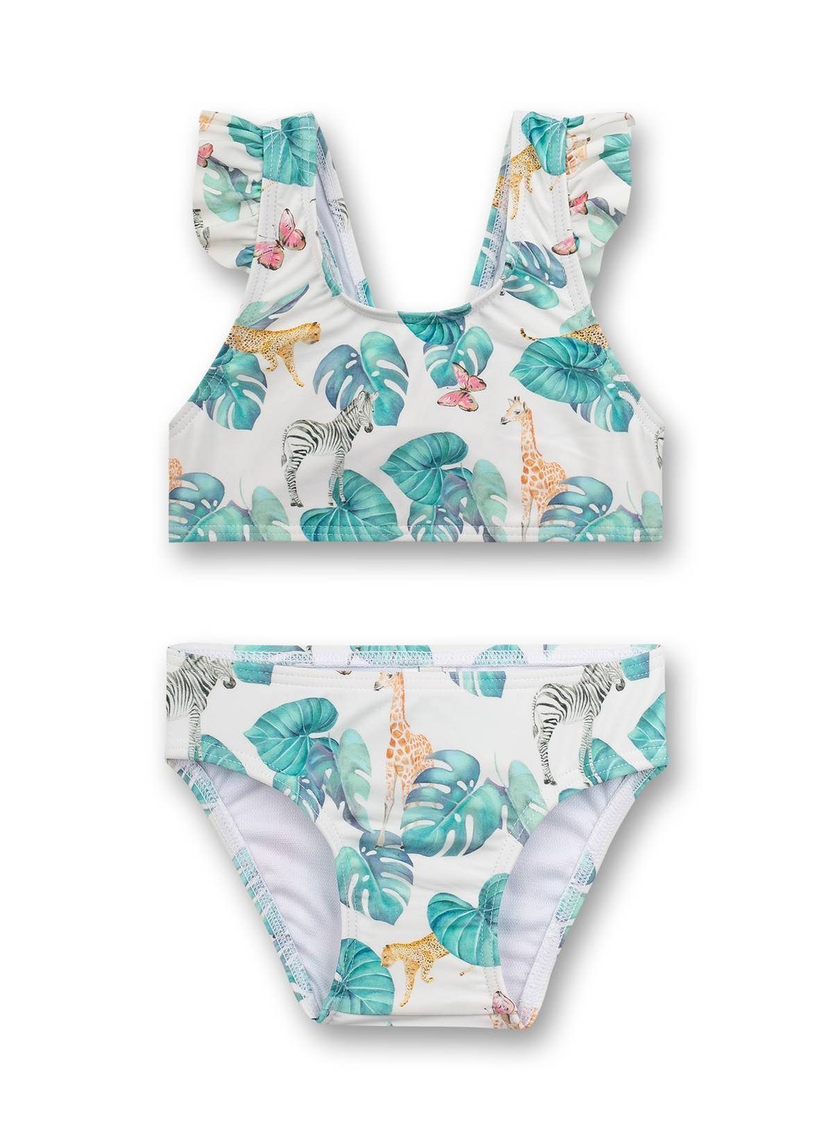 Sanetta Badeanzug »Mädchen Bikini - Swimwear, UV-Schutz 50+, Rüschen,«  online kaufen | OTTO