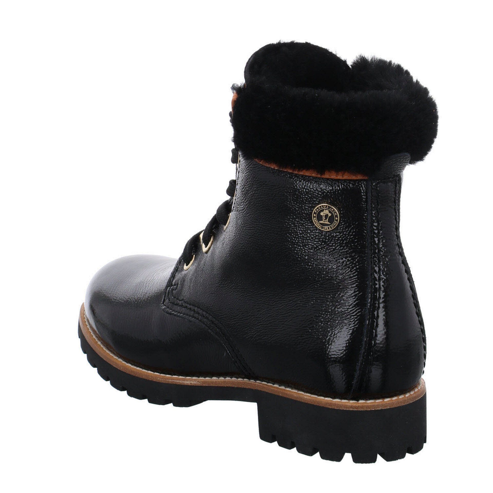 negro/black Stiefel B14 Jack Boots Stiefel Damen Schuhe Panama Lackleder Igloo Trav (16002106)