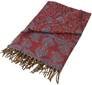 Guru-Shop Halstuch Weicher Pashmina Schal Stola mit Paisley Muster..