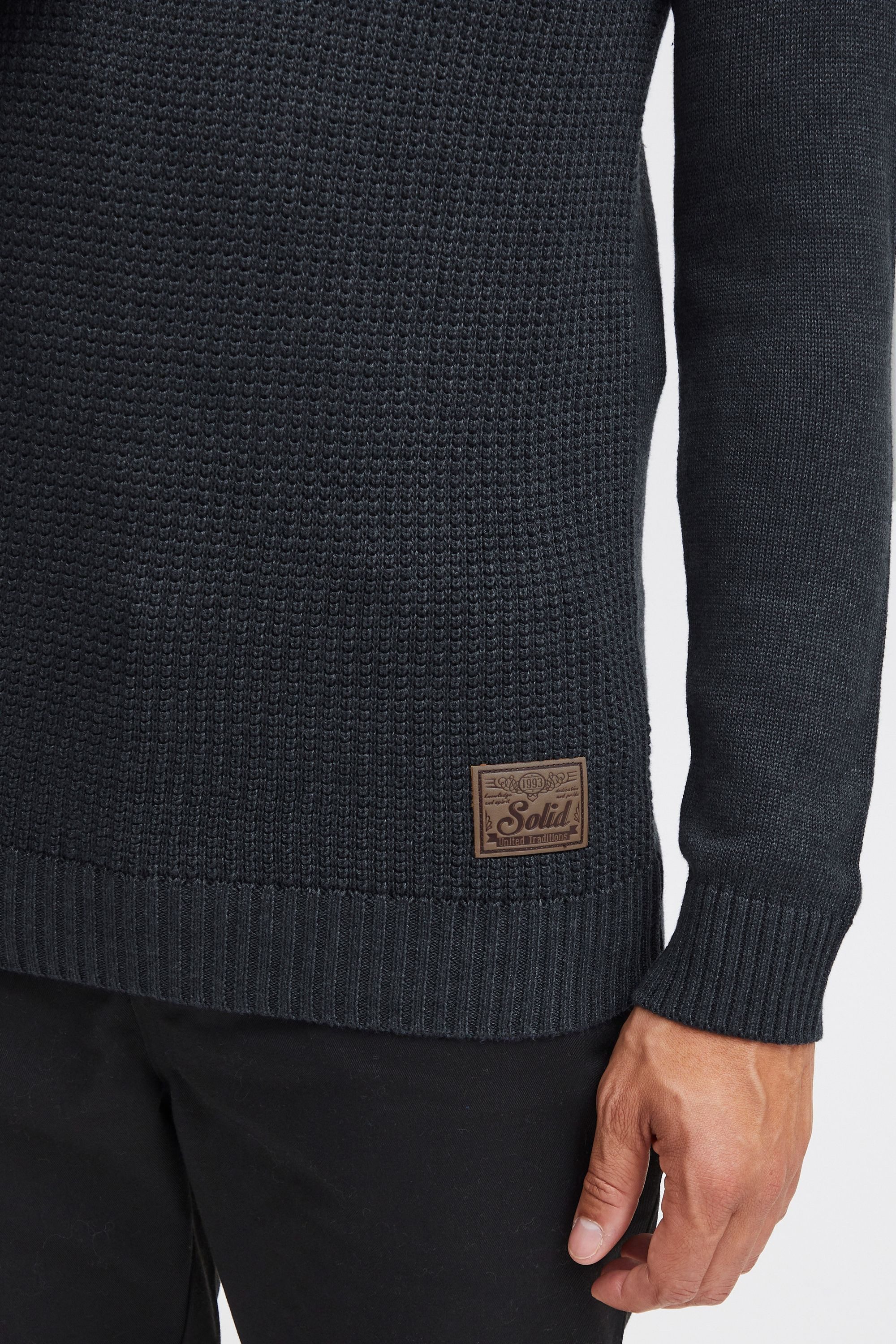 !Solid Troyer SDTommy Strickpulli mit hochabschließendem Kragen