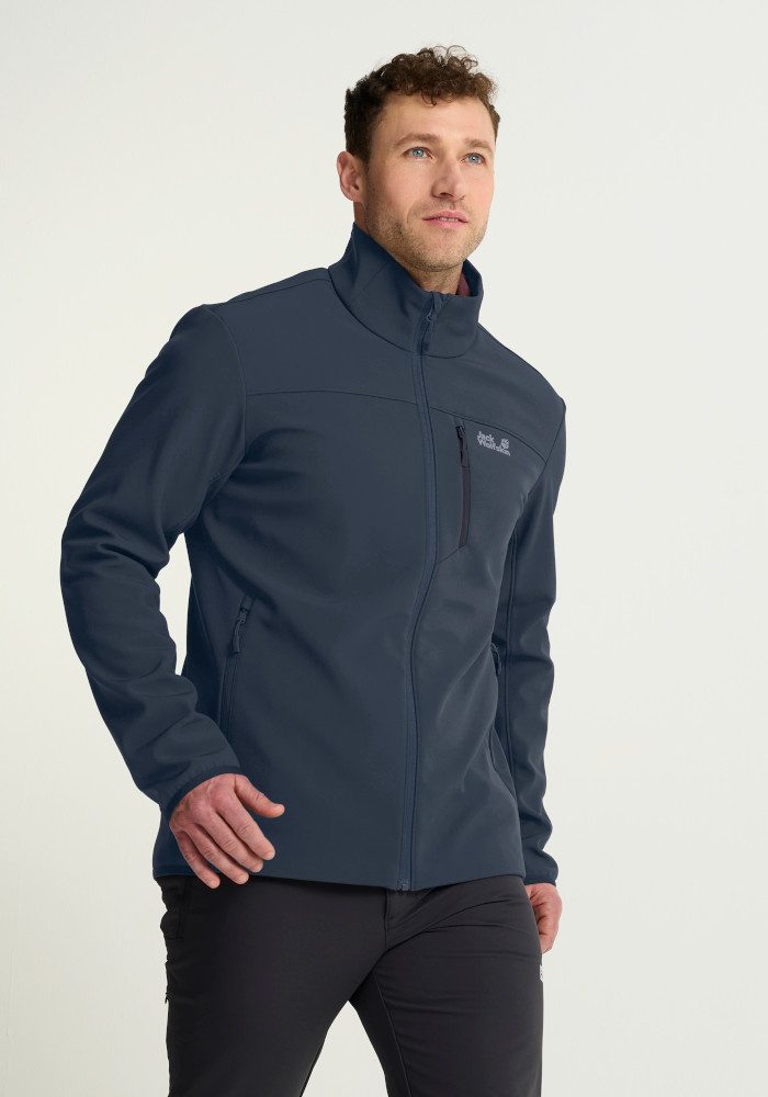 Jack Wolfskin Outdoorjacke WILD WINDS JKT M mit flexiblem Obermaterial aus Polyester und Elasthan