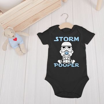 Shirtracer Shirtbody Storm Pooper Stormpooper Sprüche Baby