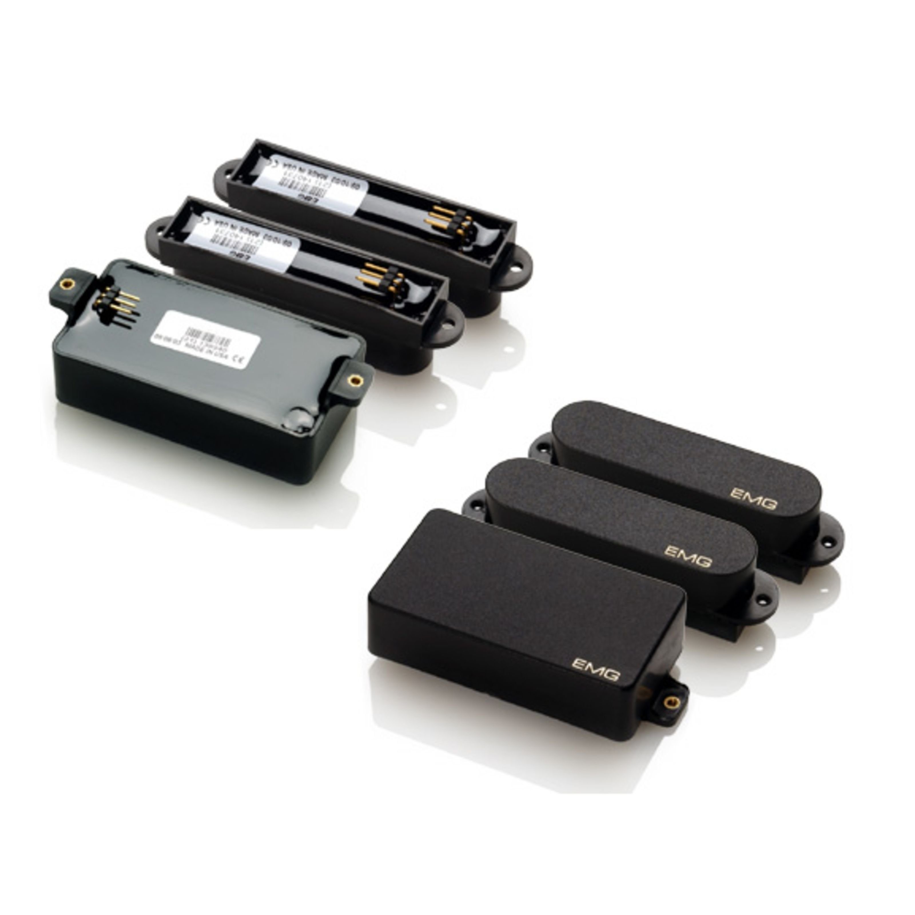 EMG Tonabnehmer, (SL20 Steve Lukather Set, E-Gitarre Tonabnehmer, Humbucker), SL20 Steve Lukather Set - Humbucker Tonabnehmer für Gitarren