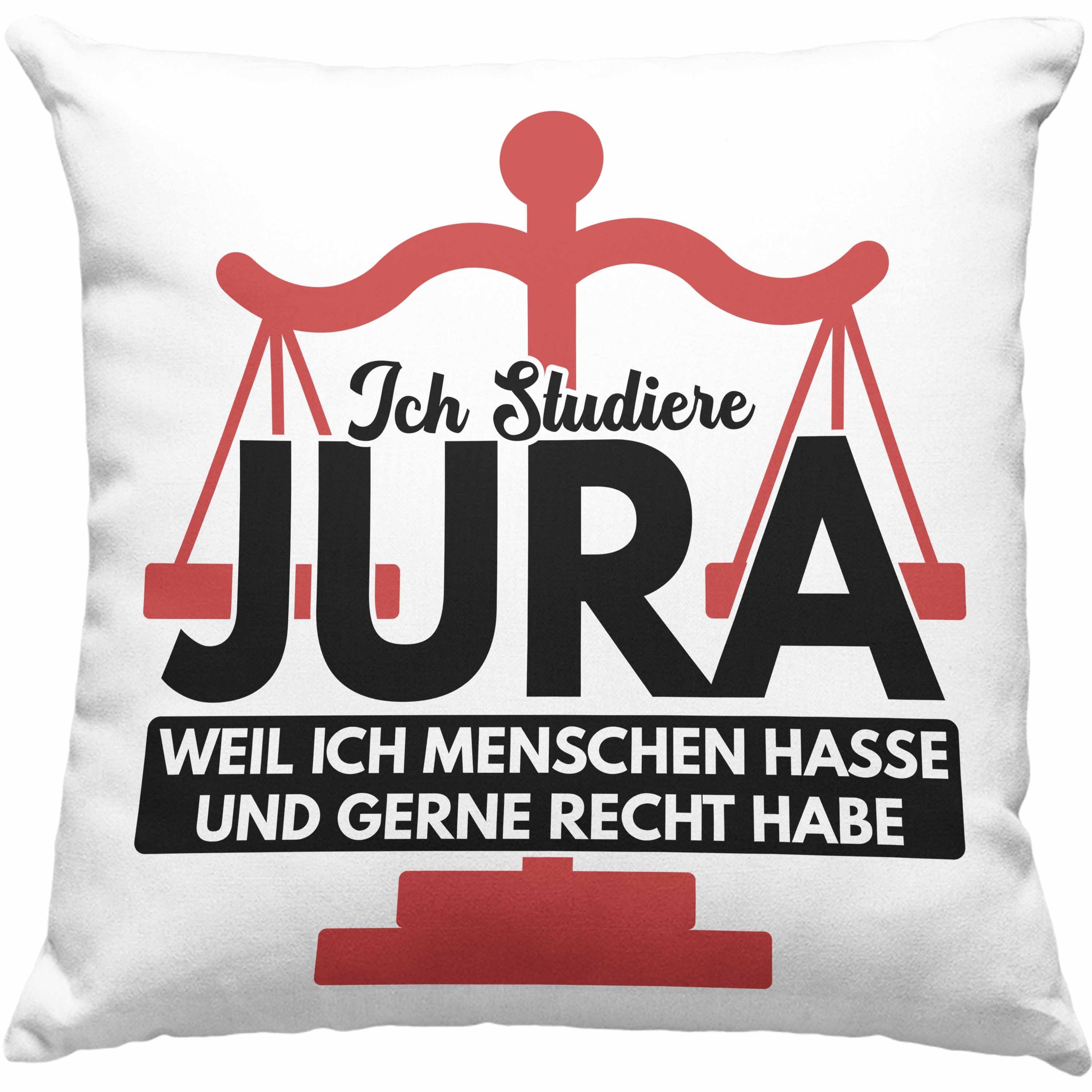Trendation Dekokissen Trendation Jura Kissen Geschenk Spruch Jurist