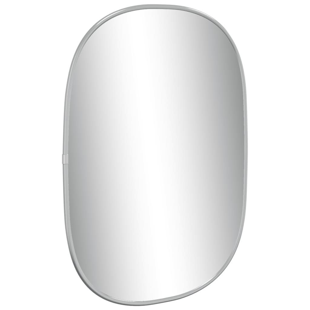 vidaXL Spiegel 50 x 35 cm Wandspiegel Silbern 50x35 cm