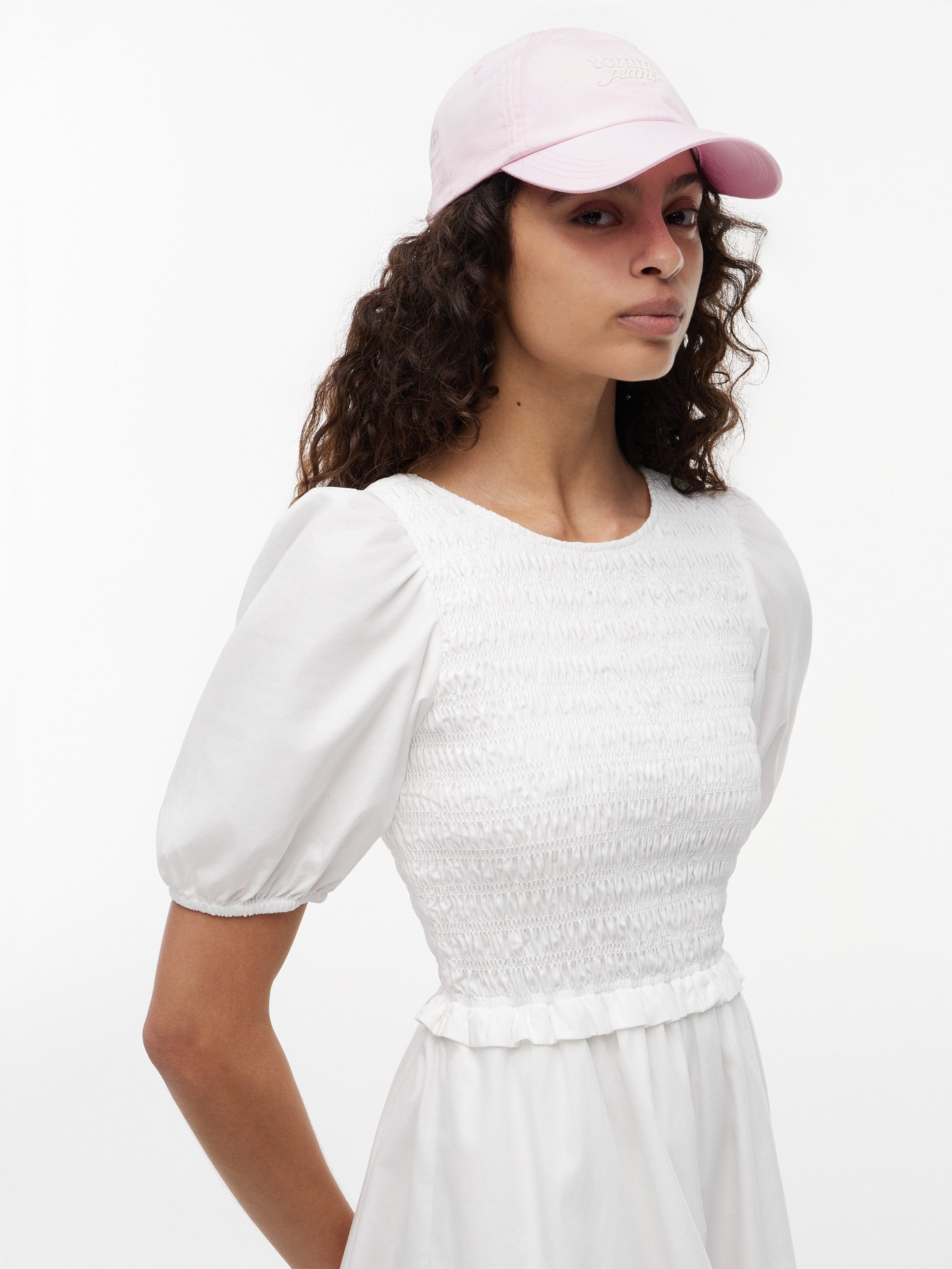 Tommy Jeans Baseball Cap TJW SCRIPT LOGO Regular fit mit festem Schirm