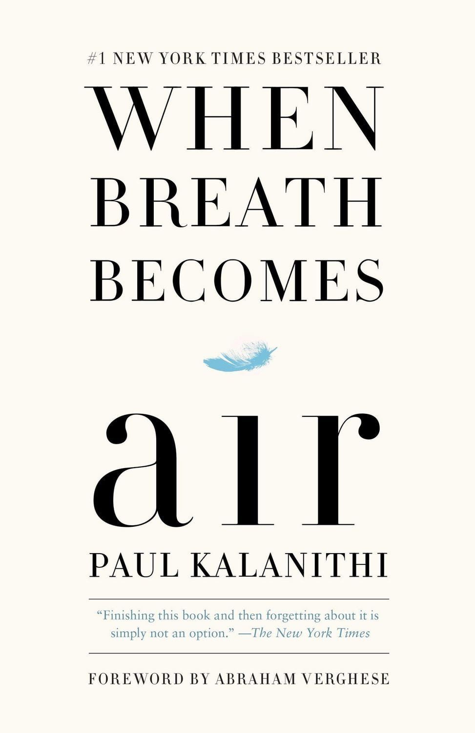When Breath Becomes Air / Paul Kalanithi, Pulitzer-Preis