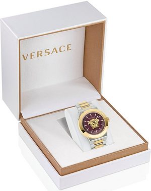 Versace Quarzuhr MEDUSA INFINITE GENT, VE7E00523, Armbanduhr, Herrenuhr, Swiss Made, bicolor, Leuchtzeiger, analog