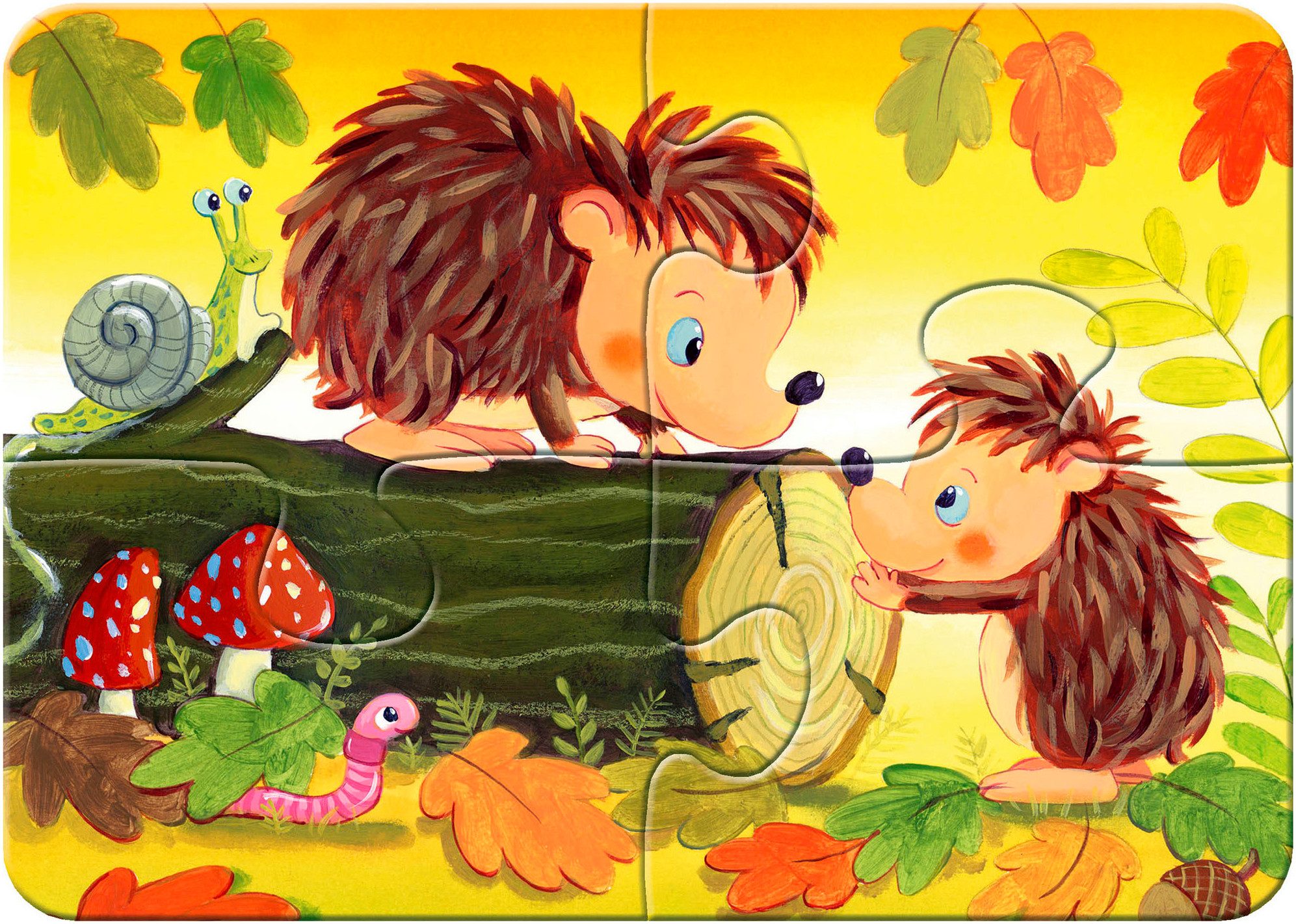 Ravensburger Puzzle Kleine Tierfamilien, 20 Puzzleteile, Made in Europe