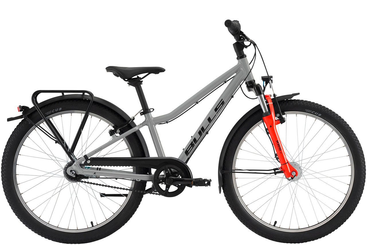 Bulls Kinderfahrrad Bulls Tokee Street 24 7-Gang inner grau 2026, 7 Gang SHIMANO Nexus 7-Gang Nabenschaltung mit Rücktritt, Nabenschaltung