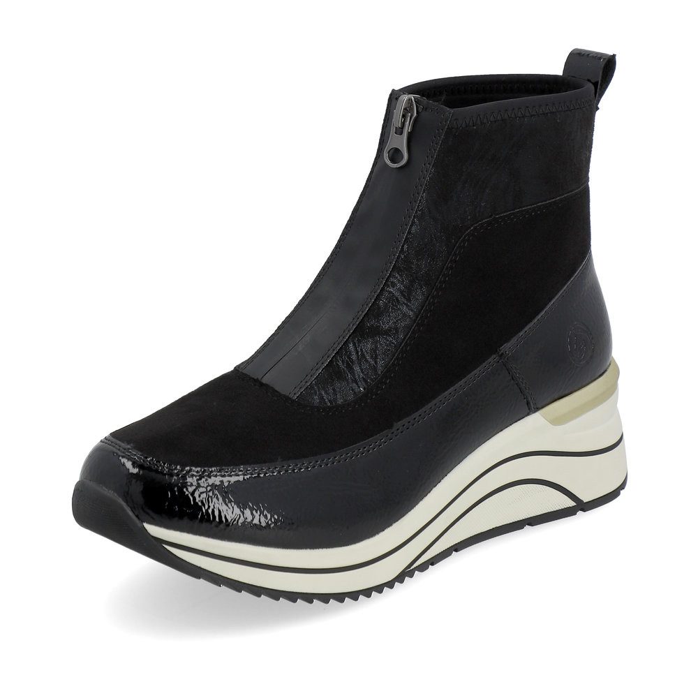 Remonte Remonte Damen Keil-Stiefelette D0T71-01 schwarz Stiefelette