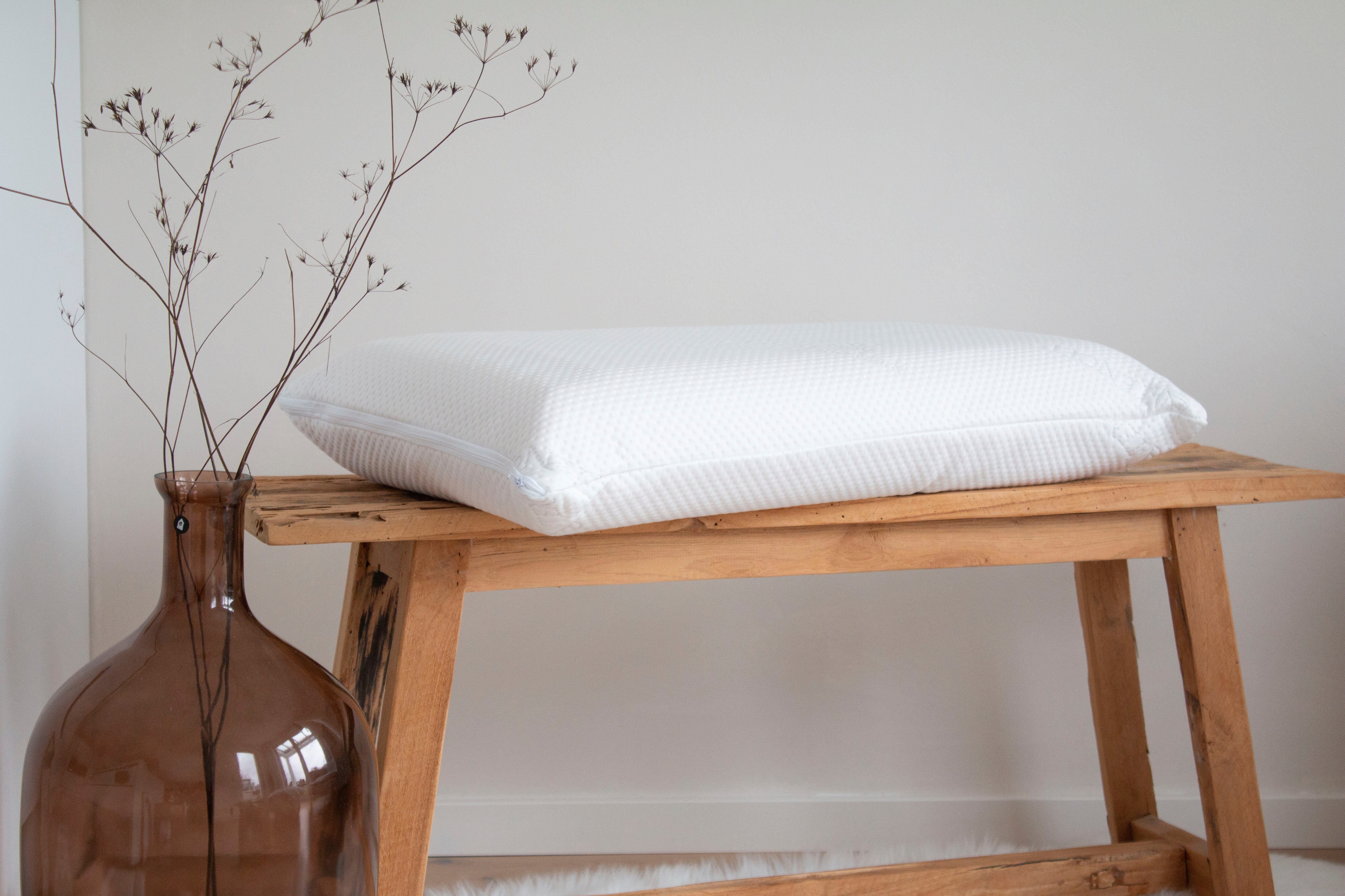 Jekatex Nackenstützkissen Soja, Füllung: Viscoschaum, Bezug: Polyester & Viskose, Rückenschläfer, Seitenschläfer