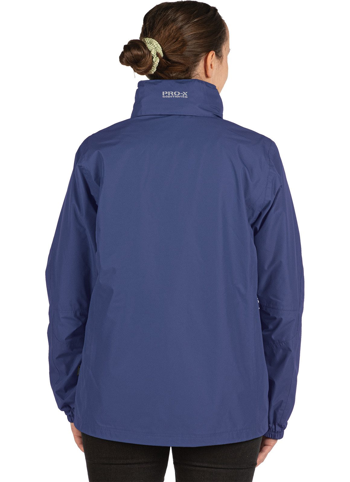 PRO-X ELEMENTS Funktionsjacke CARRIE wasserdicht, atmungsaktiv, im Packsack verstaubar, große Größen Wasserdicht Atmungsaktiv Leicht Im Packsack verstaubar Große Größen