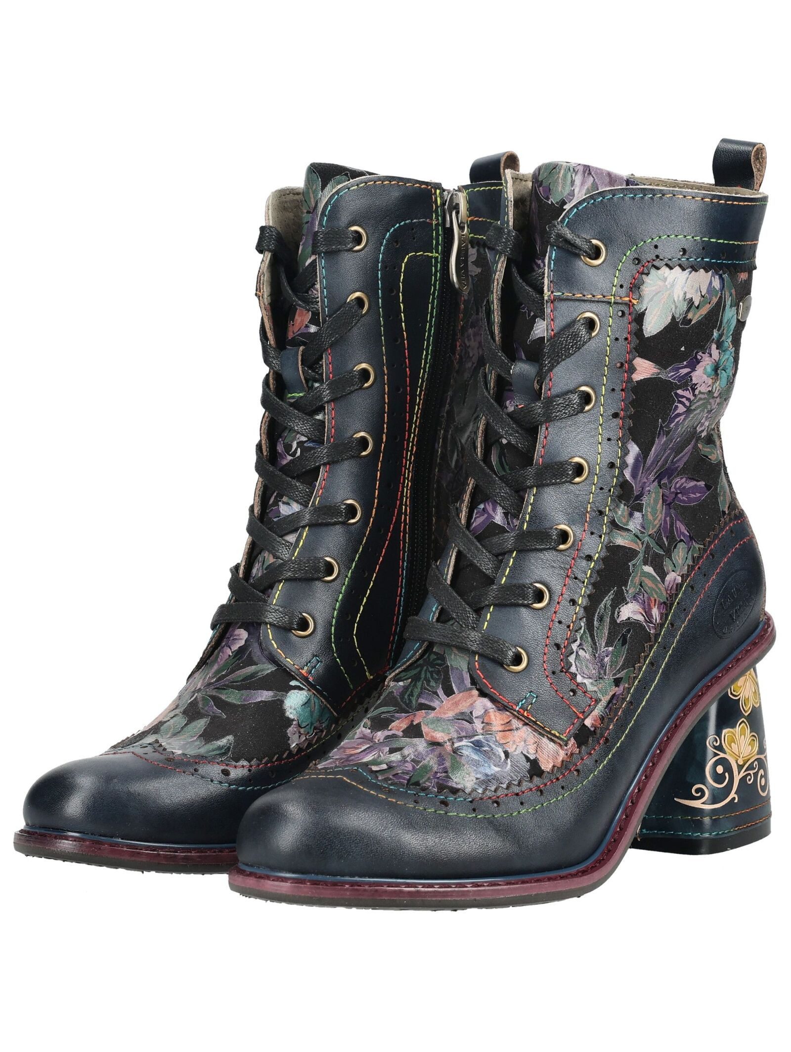 LAURA VITA LAURA VITA Stiefelette Leder/Textil Schnürstiefelette – Bild 4 von 5