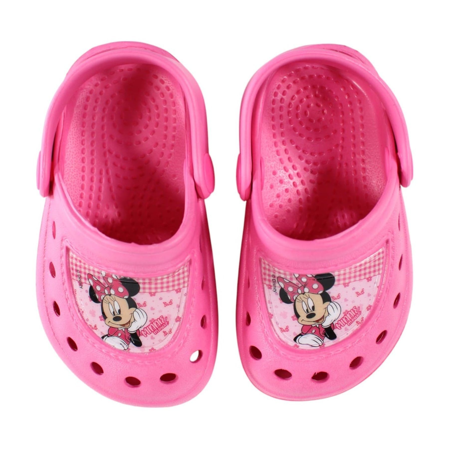 Disney Minnie Mouse Kinder Clogs Sandale mit Fersenriemen und rutschfester Sohle Clog