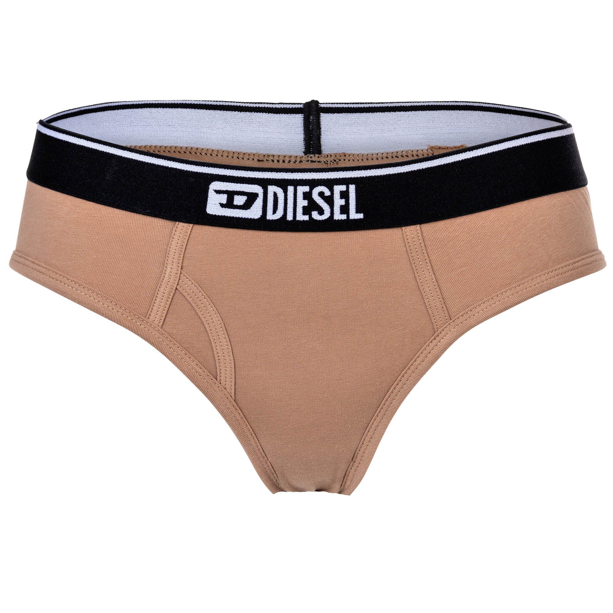 Diesel Slip Damen Slips, - UFPN Pack 3er OXYS-Threepack Rosa/Taupe/Hellblau