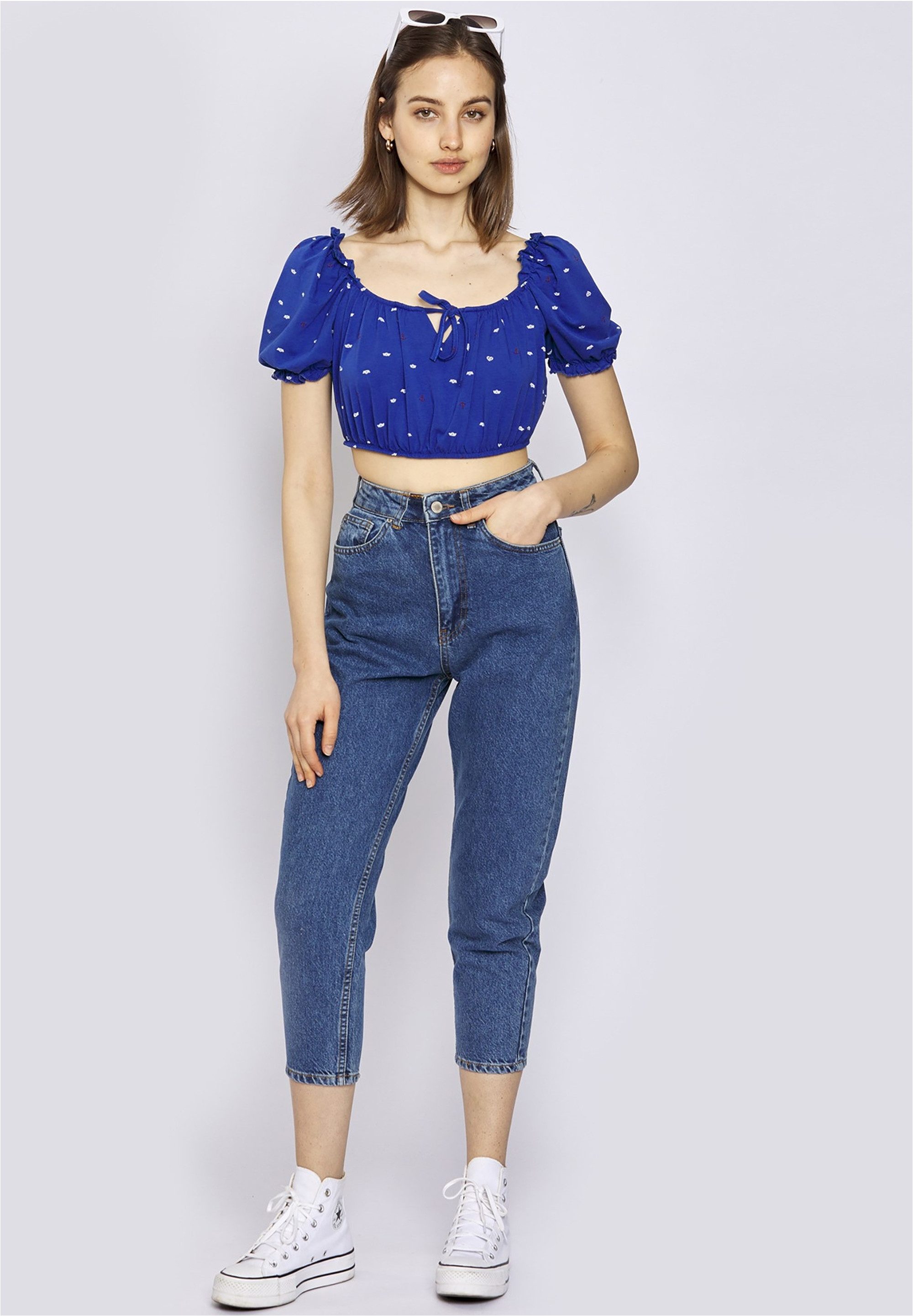 freshlions Funktionstop FREDERIKE (1-tlg) im angesagten Cropped-Stil