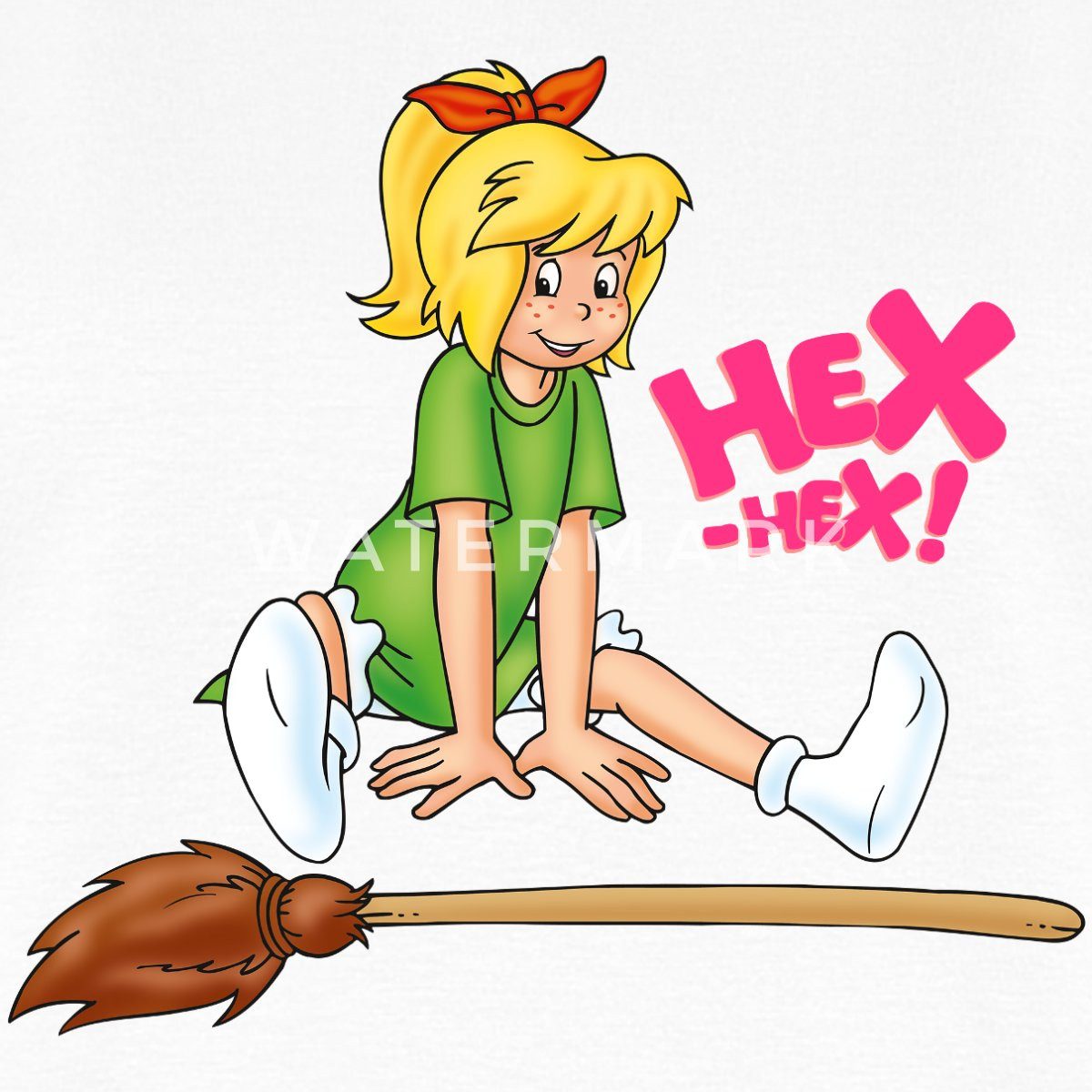 Spreadshirt T-Shirt Bibi Blocksberg Hex-Hex Flieg Los Kartoffelbrei Frauen Premium T-Shirt (1-tlg)