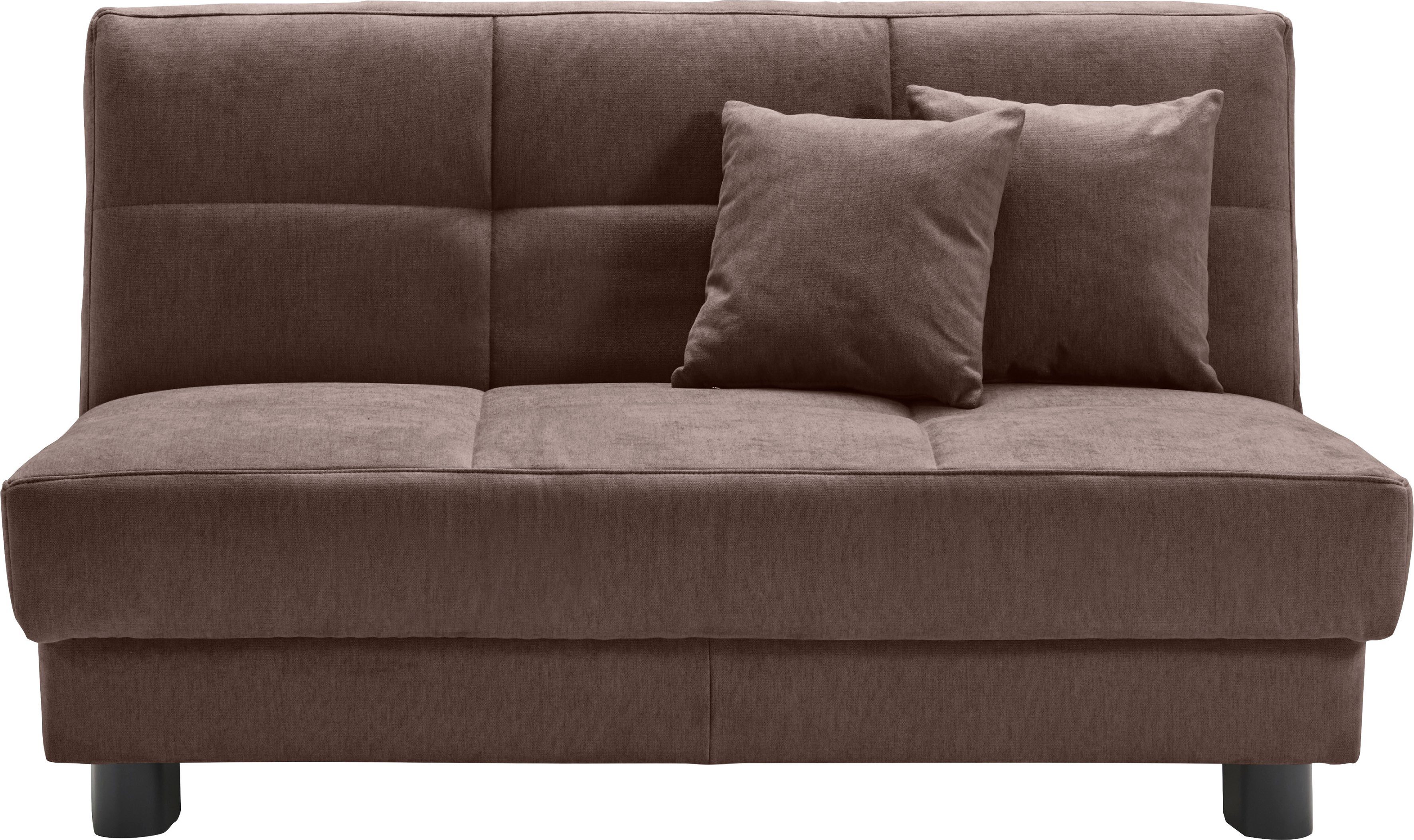 ell 2 Tilda, ell + Breite dunkelbraun Zierkissen inkl. Schlafsofa 145 cm,