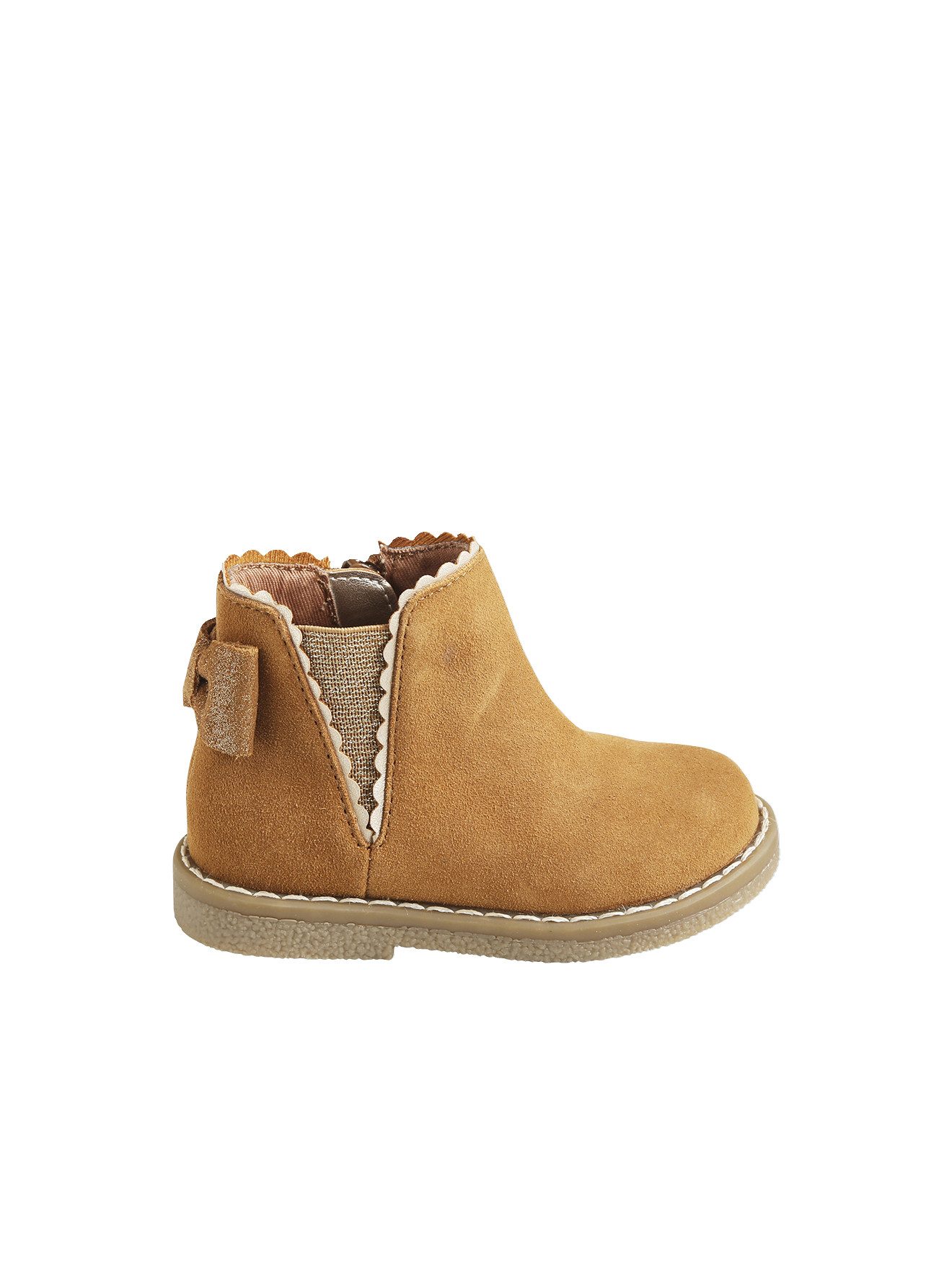 vertbaudet Mädchen Baby Boots mit Dehneinsatz Babystiefel