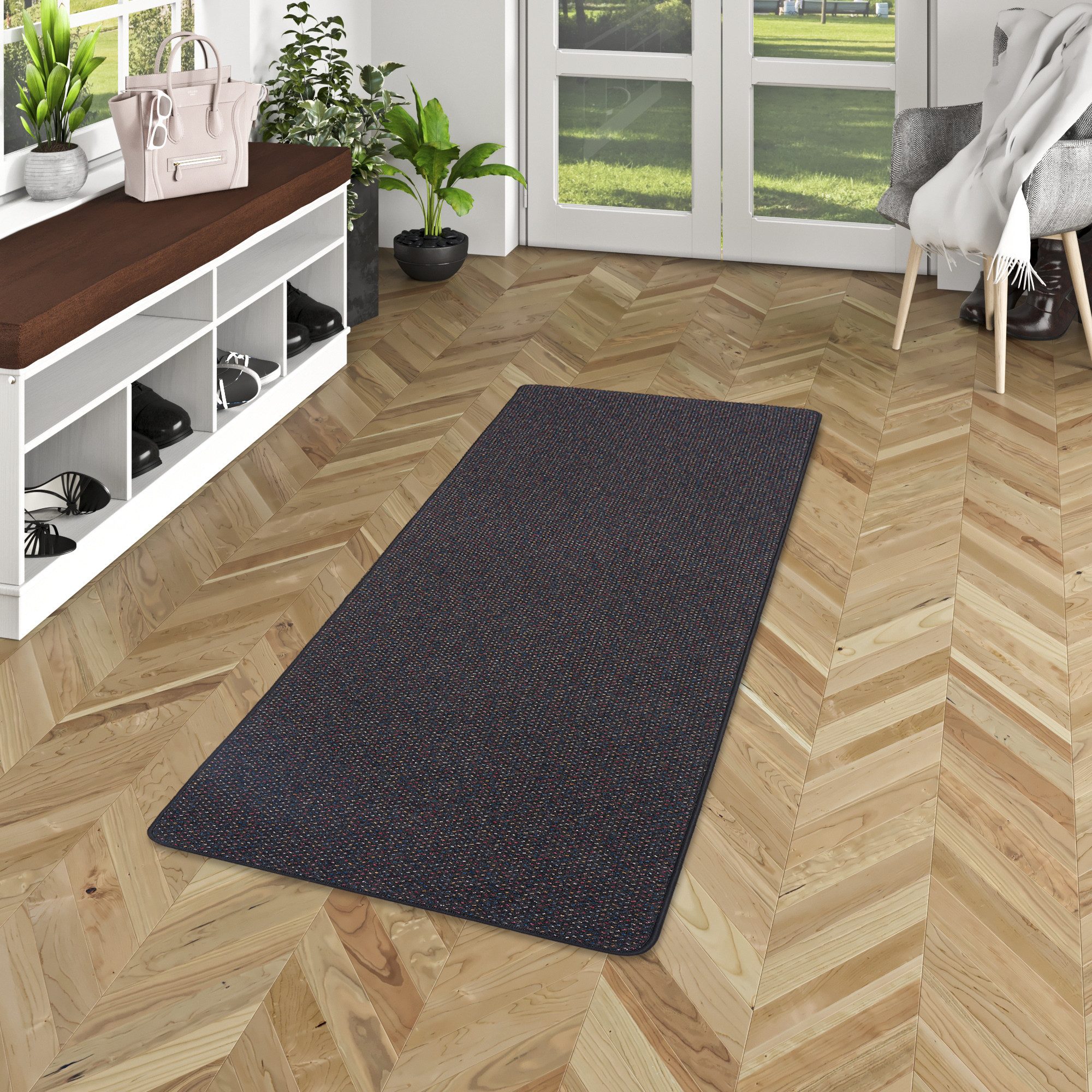 Snapstyle Veloursteppich Läufer Teppich Schlingen Teppich günstig online kaufen