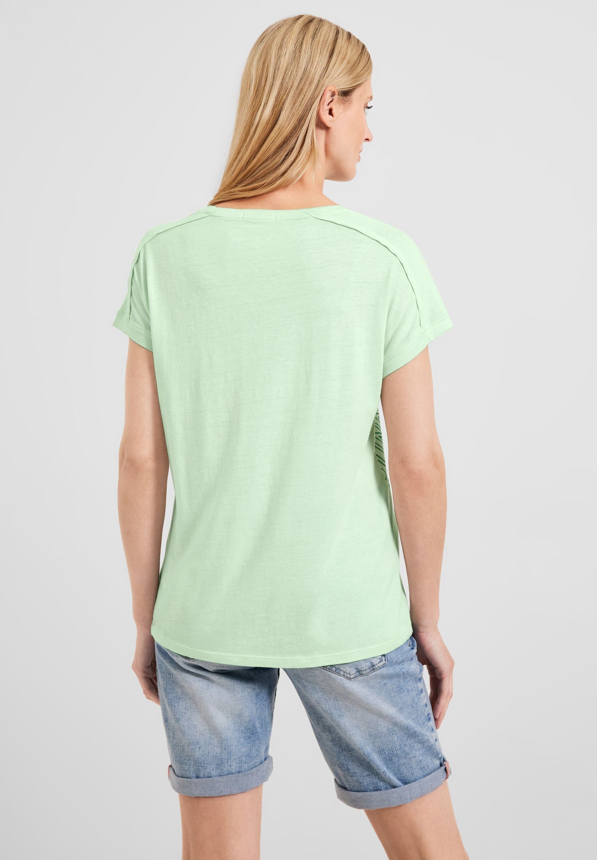 T-Shirt fresh green Cecil salvia