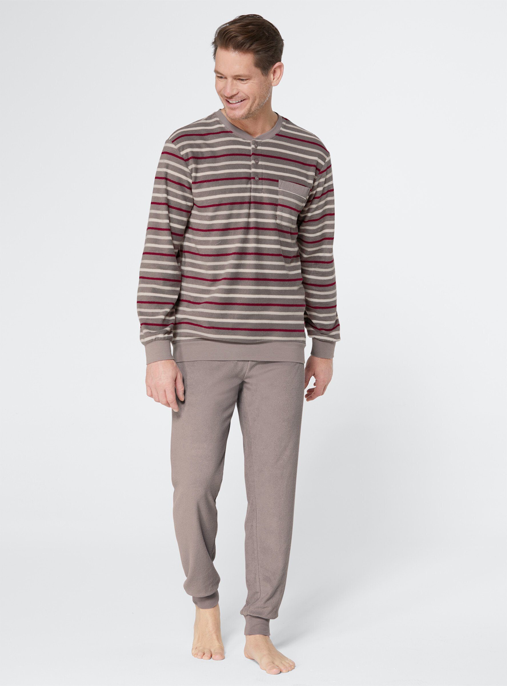 Witt Schlafanzug Schlafanzug Langarm