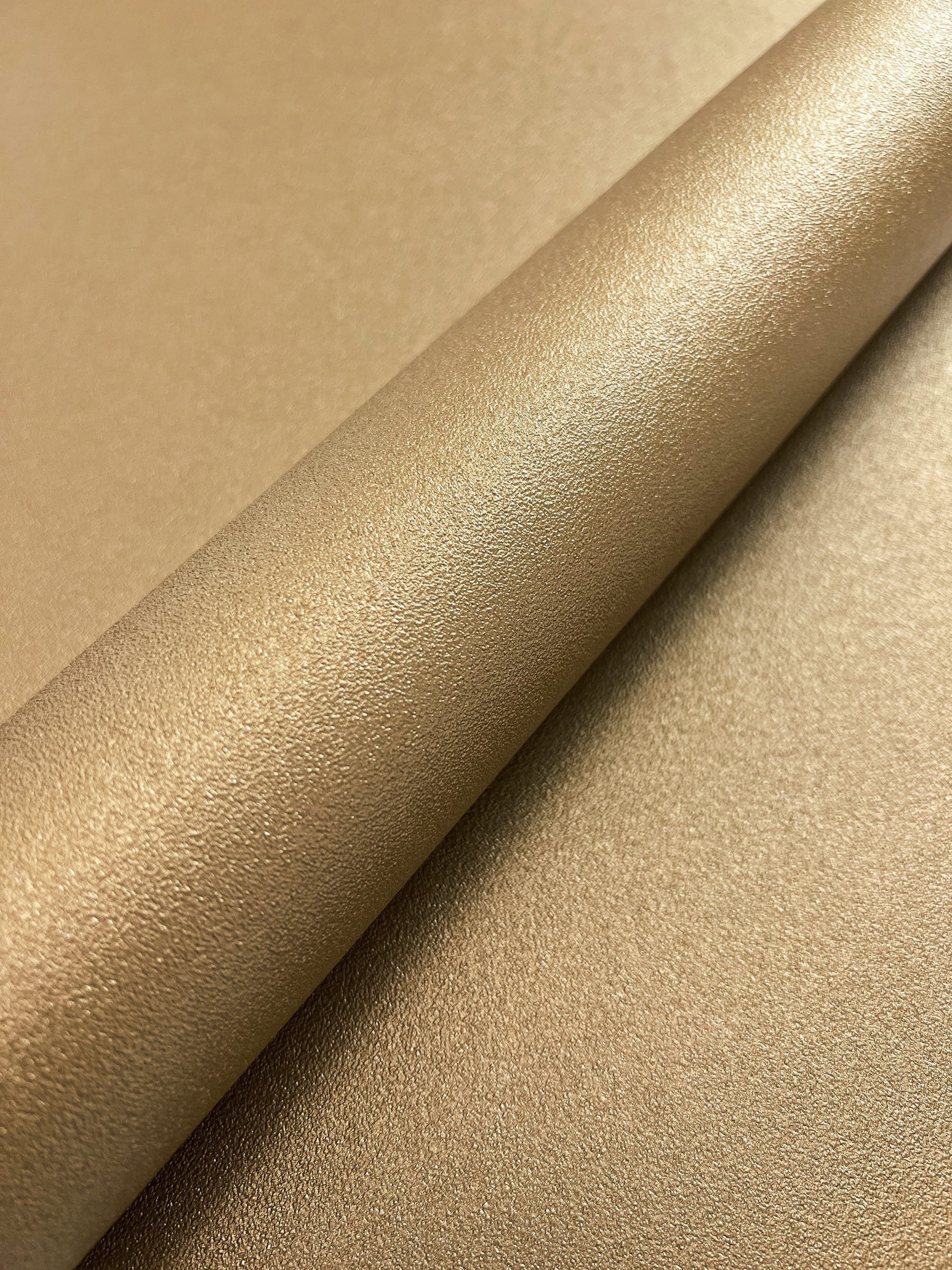 Newroom Vliestapete, Gold Tapete Modern Unifarbe günstig online kaufen