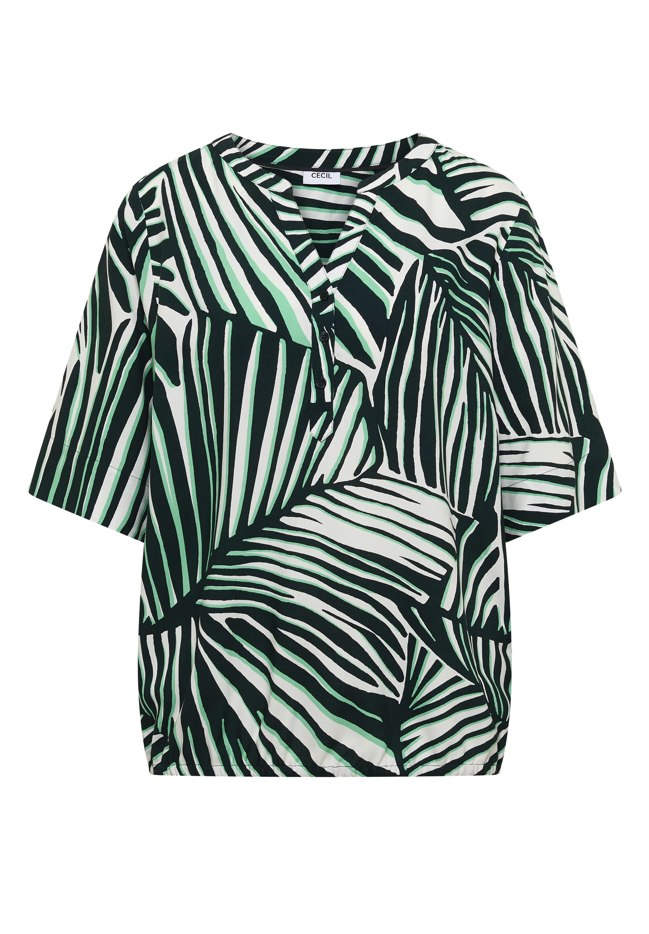 CECIL Druckbluse Sommerbluse mit grafischem Muster / im Tunika-Style – Bild 5 von 5