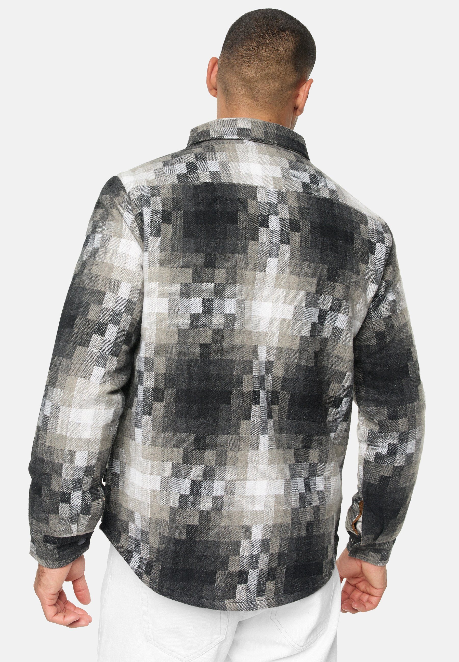 Indicode Hemdjacke Herren Spin Übergangsjacke Herrenjacke mit klassischem Karomuster