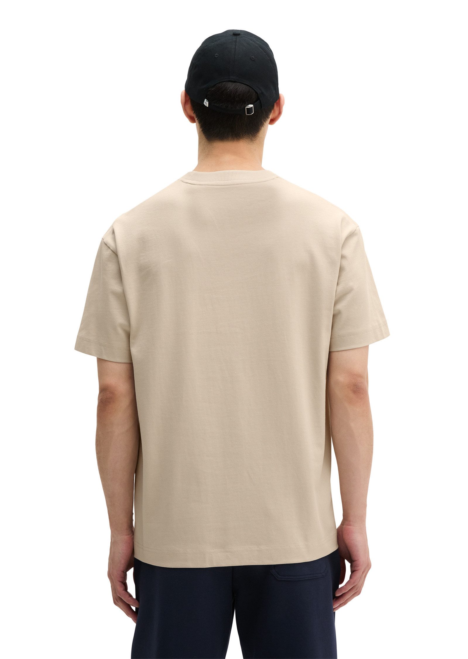 Marc O'Polo T-Shirt aus schwerem Bio-Baumwoll-Jersey