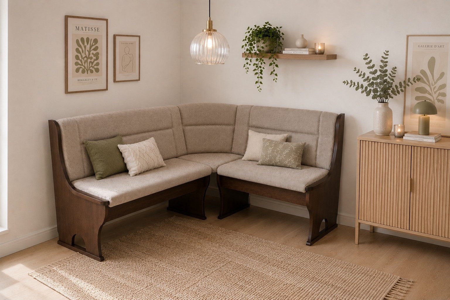 moebel-direkt-online Eckbank Eckbank mit Stauraum. Schenkelmaße 125x165 cm