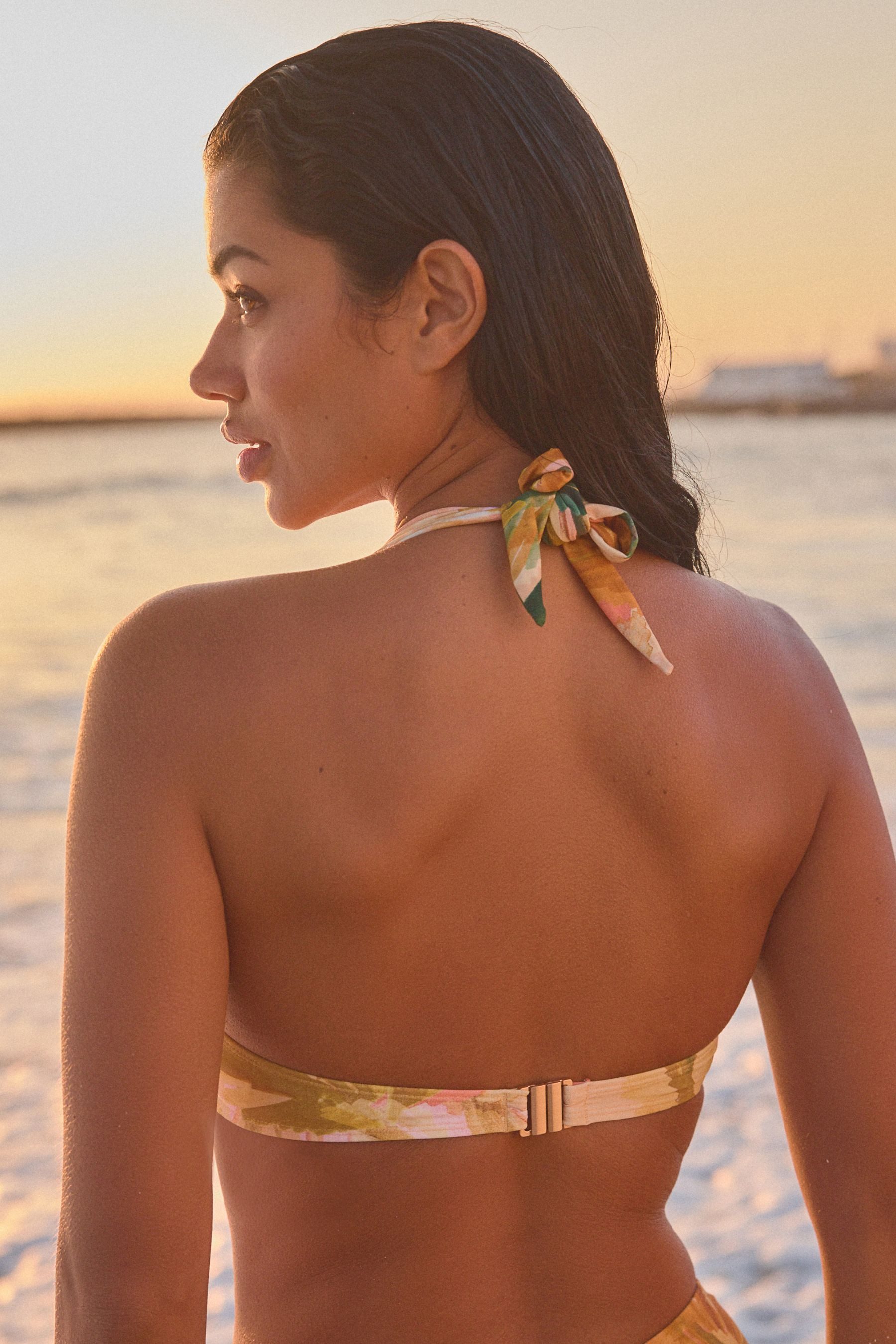 Next Bügel-Tankini-Top Wattiertes, formendes Bikinioberteil mit günstig online kaufen