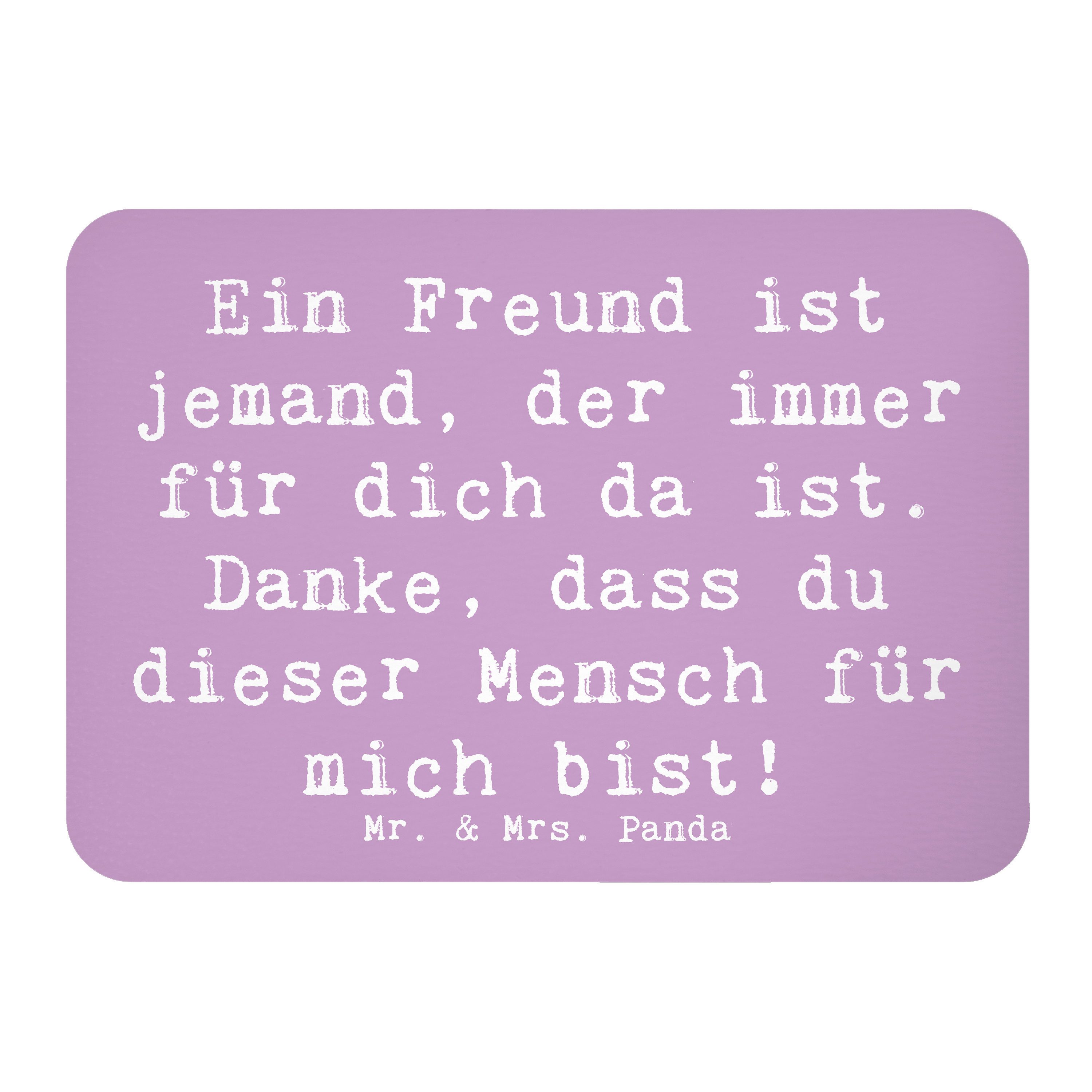 Magnet Spruch Freund fürs Leben - Lavendeltraum - Geschenk, Wertschätzung, D