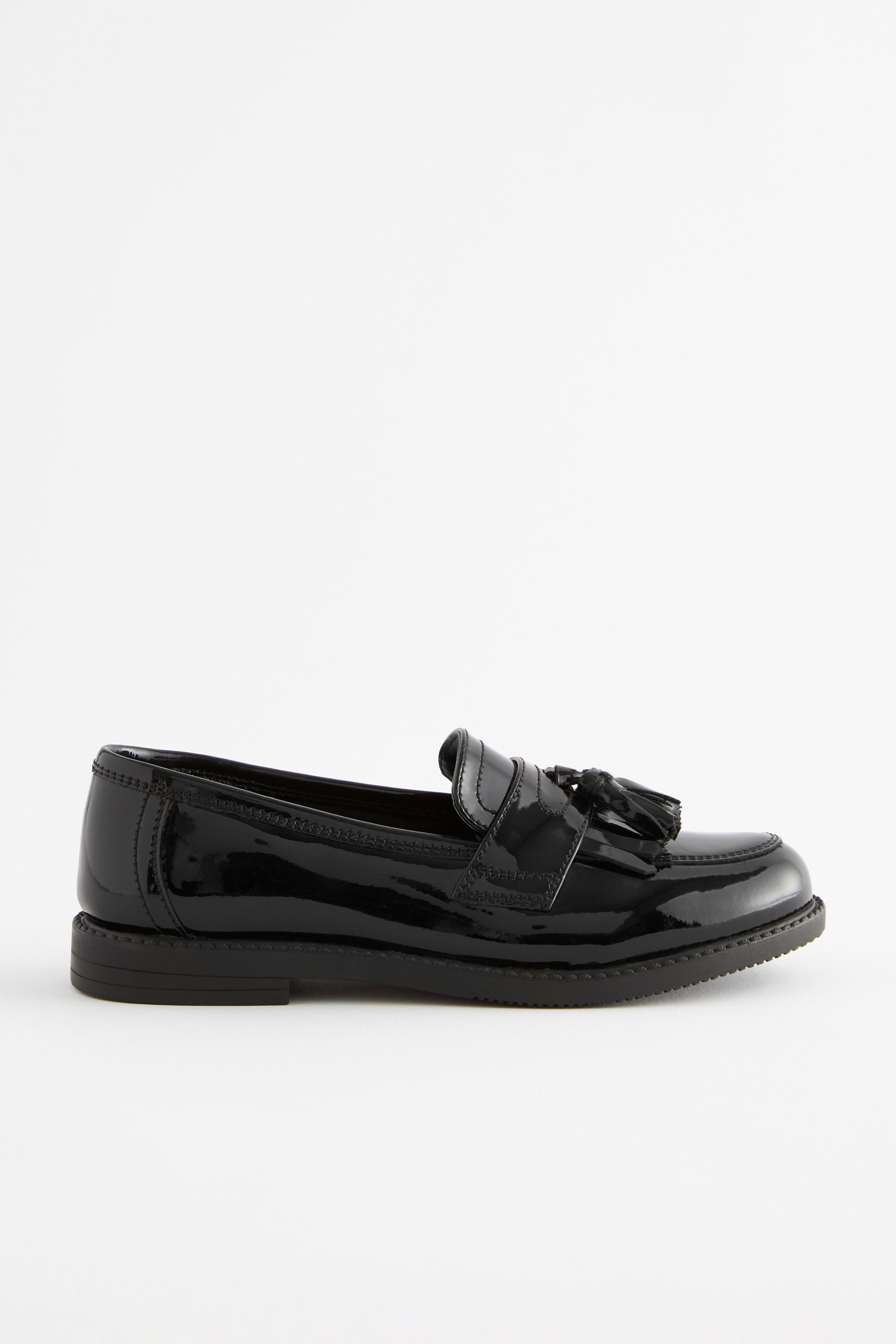 Next Leder-Loafer mit Quaste, weite Passform Loafer (1-tlg)