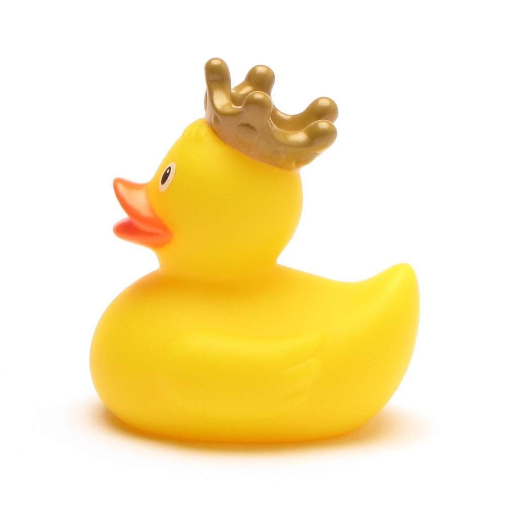 Lilalu - gelb Mini-Badeente Badespielzeug König