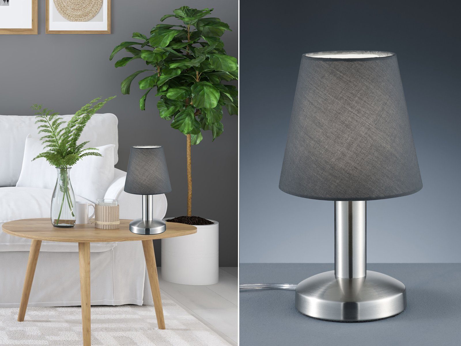 TRIO Leuchten LED Nachttischlampe, Dimmfunktion, LED günstig online kaufen