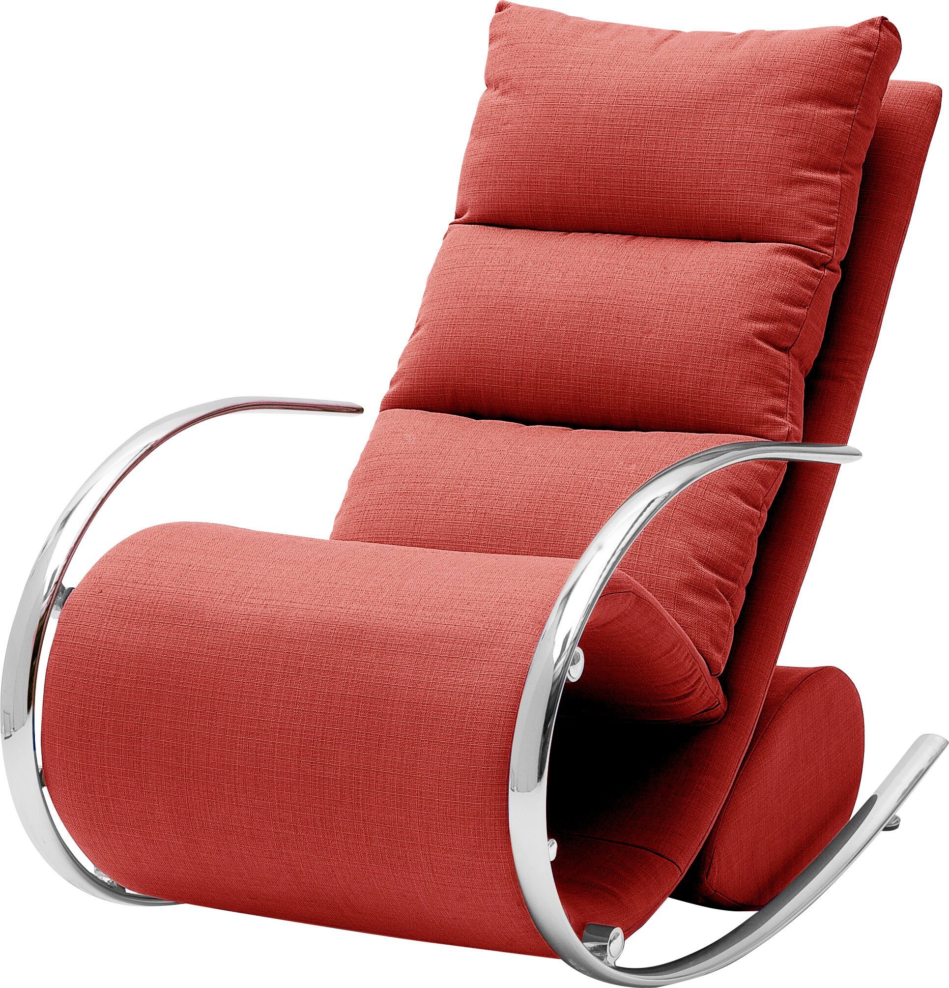 | Relaxsessel kg Relaxsessel York, rot belastbar MCA furniture rot 100 bis Hocker, mit