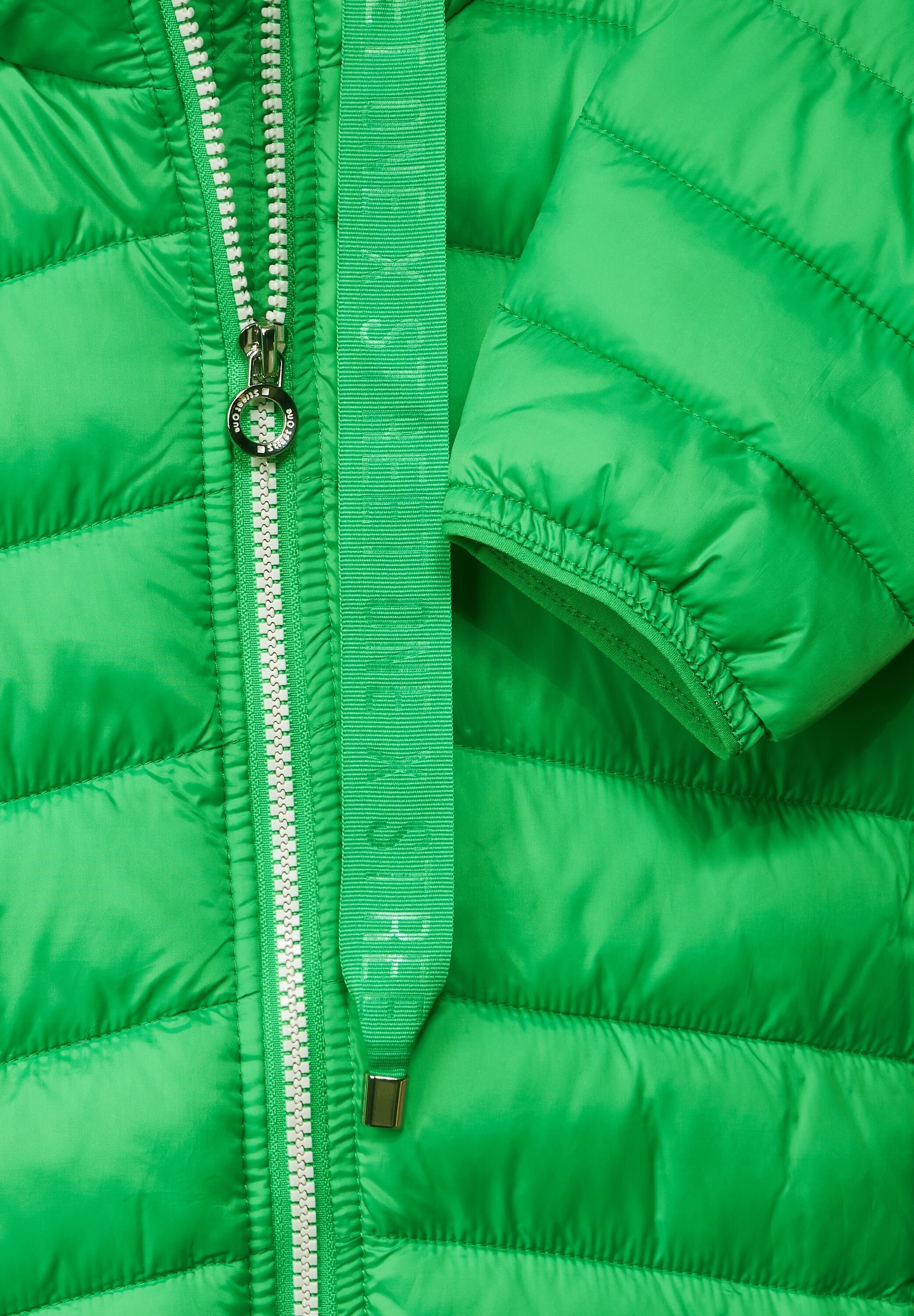 One Green Zipper Street Wild (1-St) Taschen in Outdoorjacke STREET Leichte Jacke mit ONE